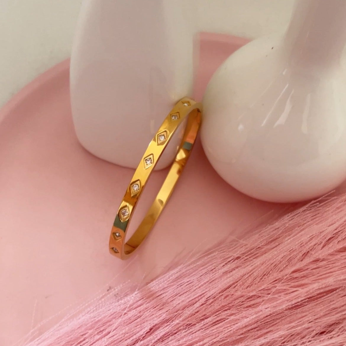 Studded Bangle Bracelet