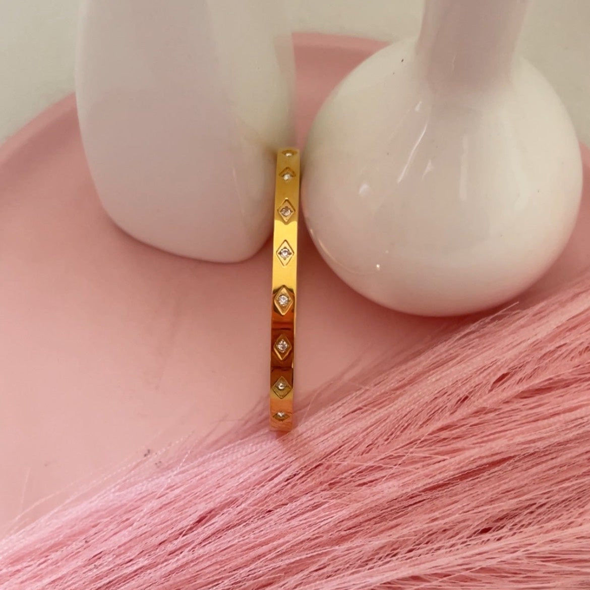 Studded Bangle Bracelet