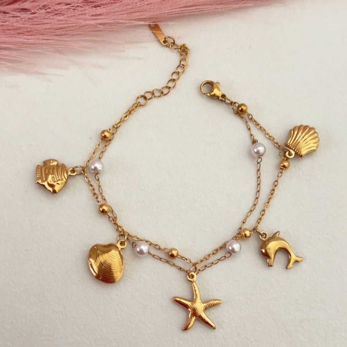 Sea Breeze Charm Bracelet