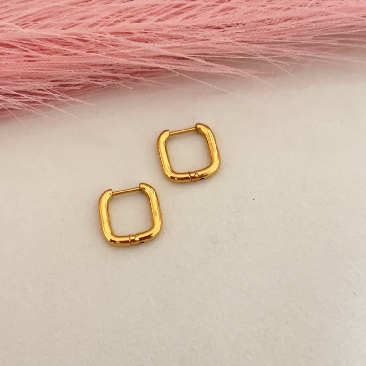 Small Square Hoops