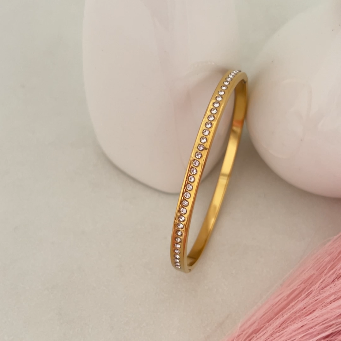 Shimmer Studline Bangle Bracelet
