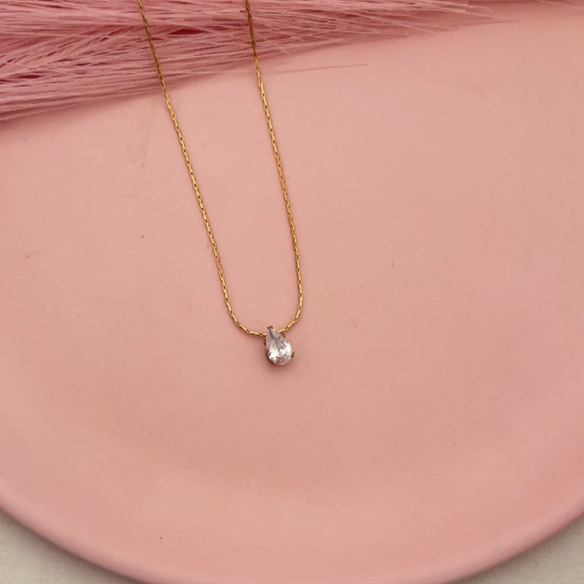 Sleek Drop Necklace
