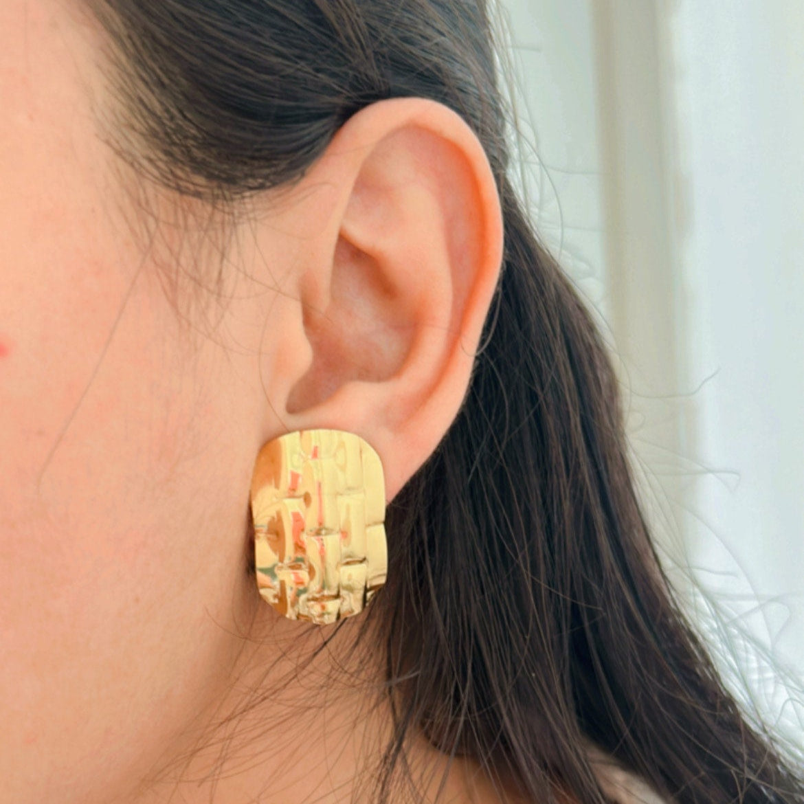 Gleam Block Earings