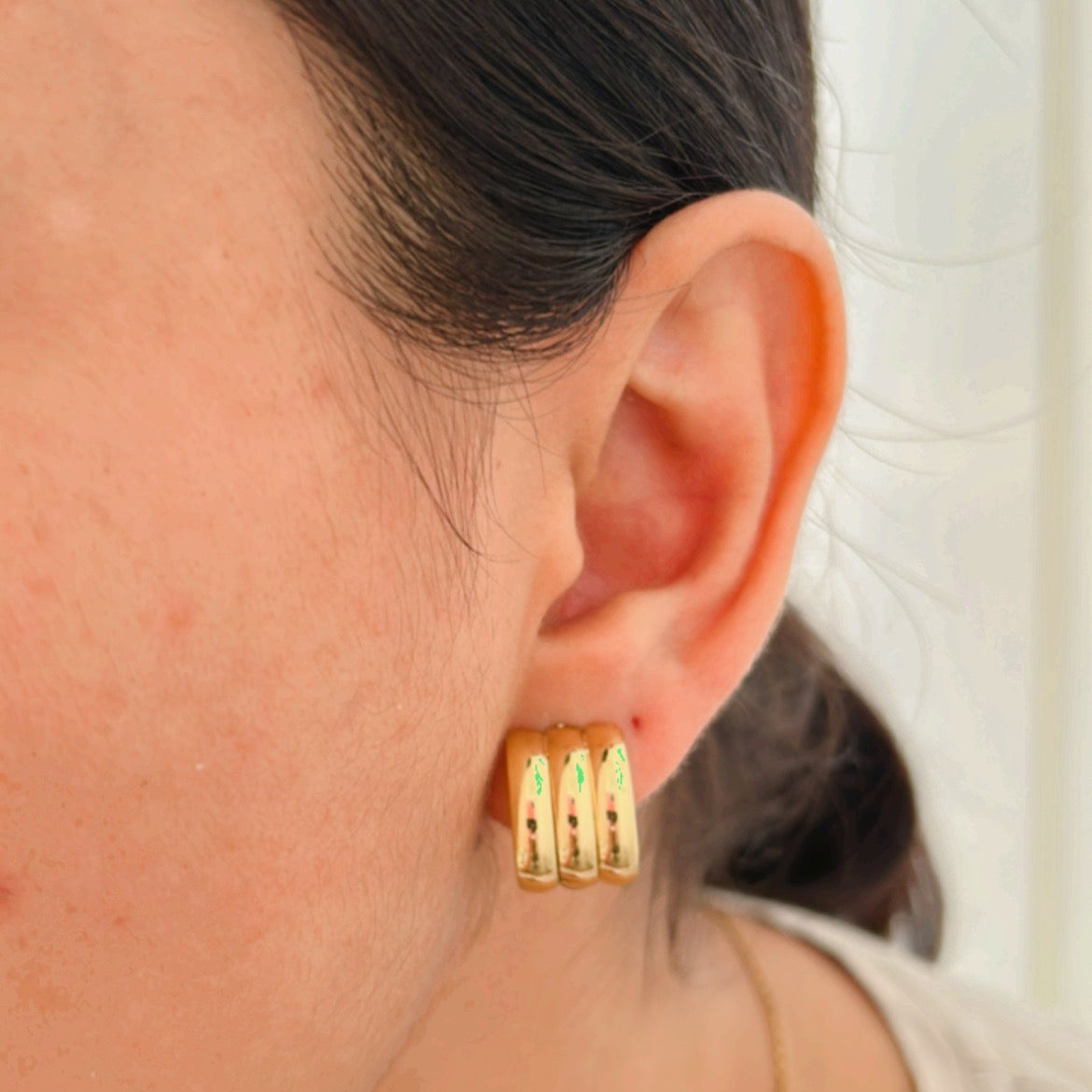 Bold Gold Earings