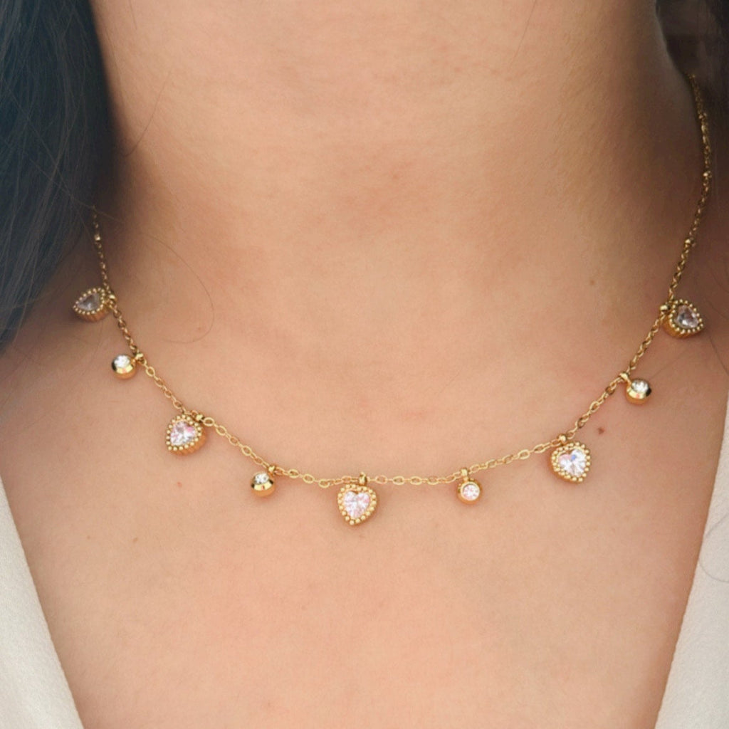 Heart Charms Necklace