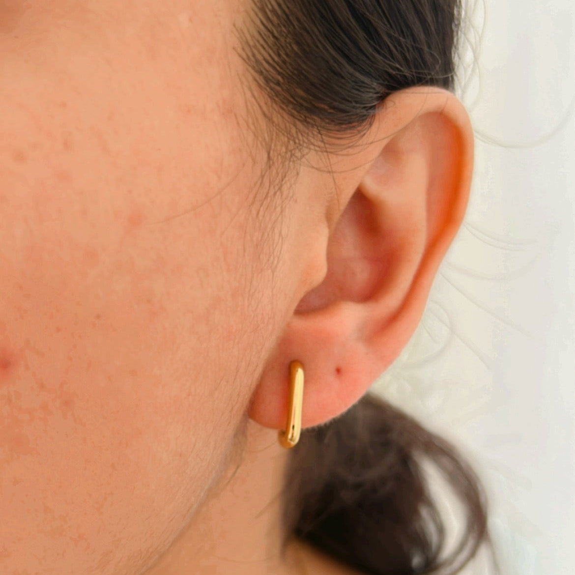 Small Square Hoops