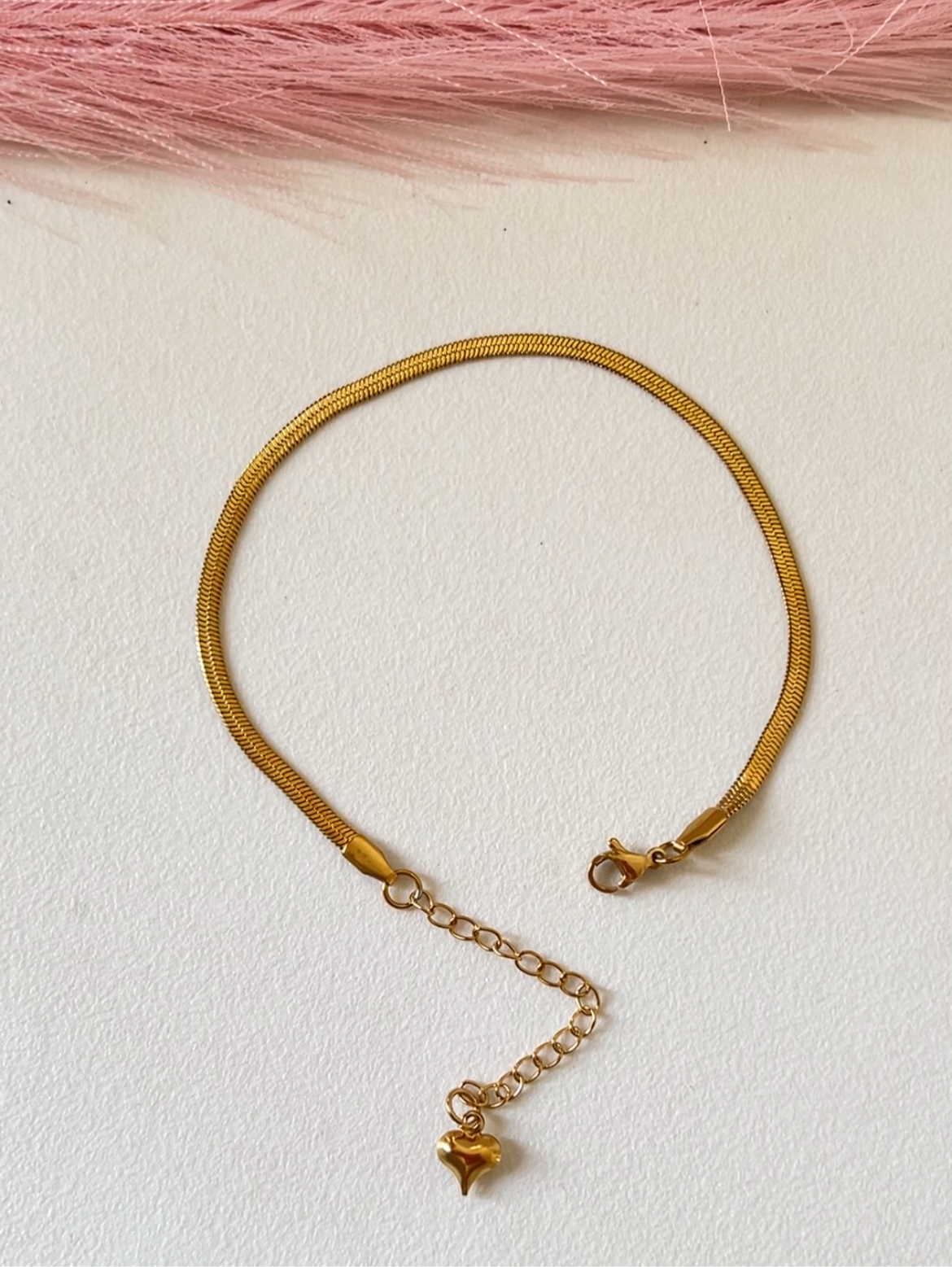 Golden Snake Anklet