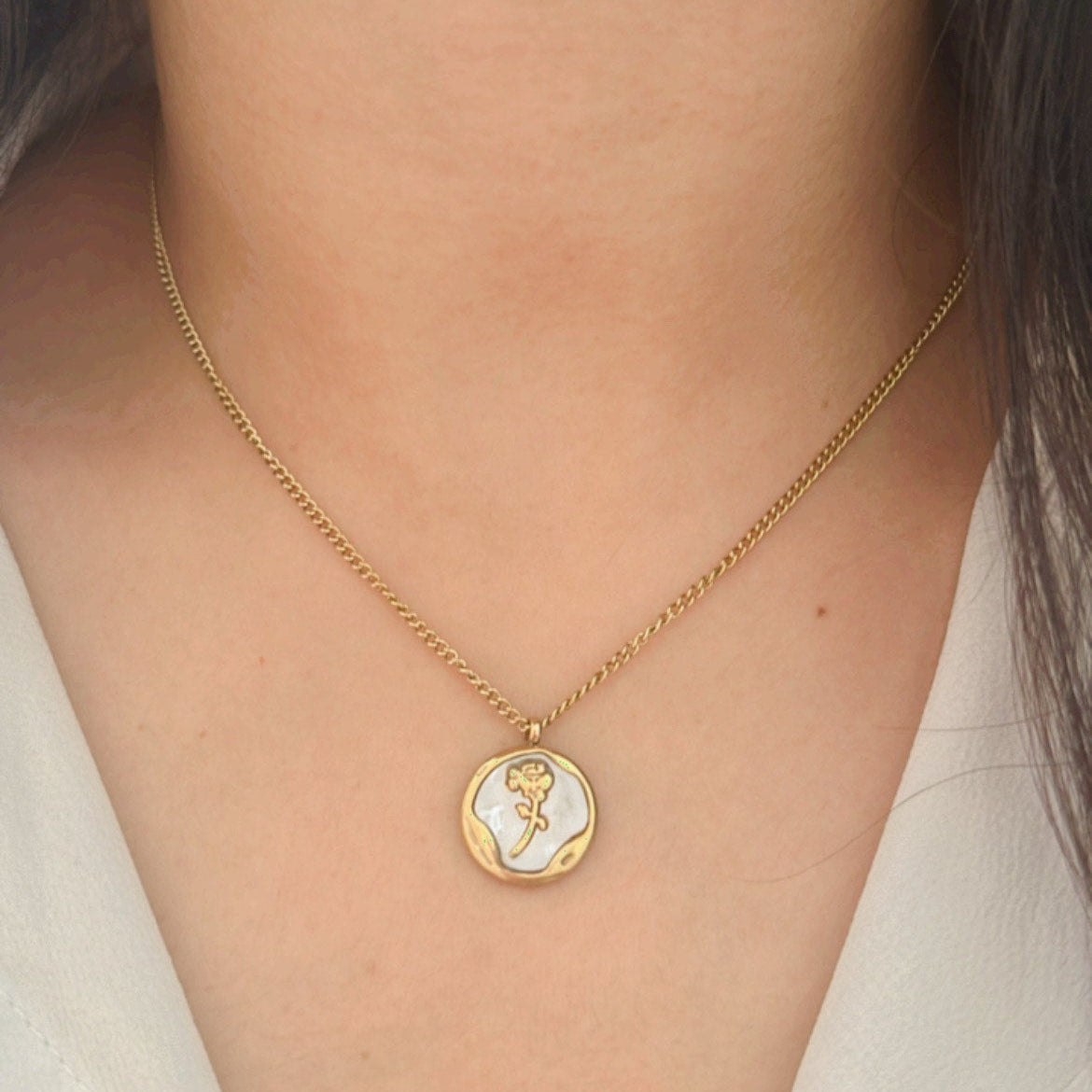Pearl Rose Pendent