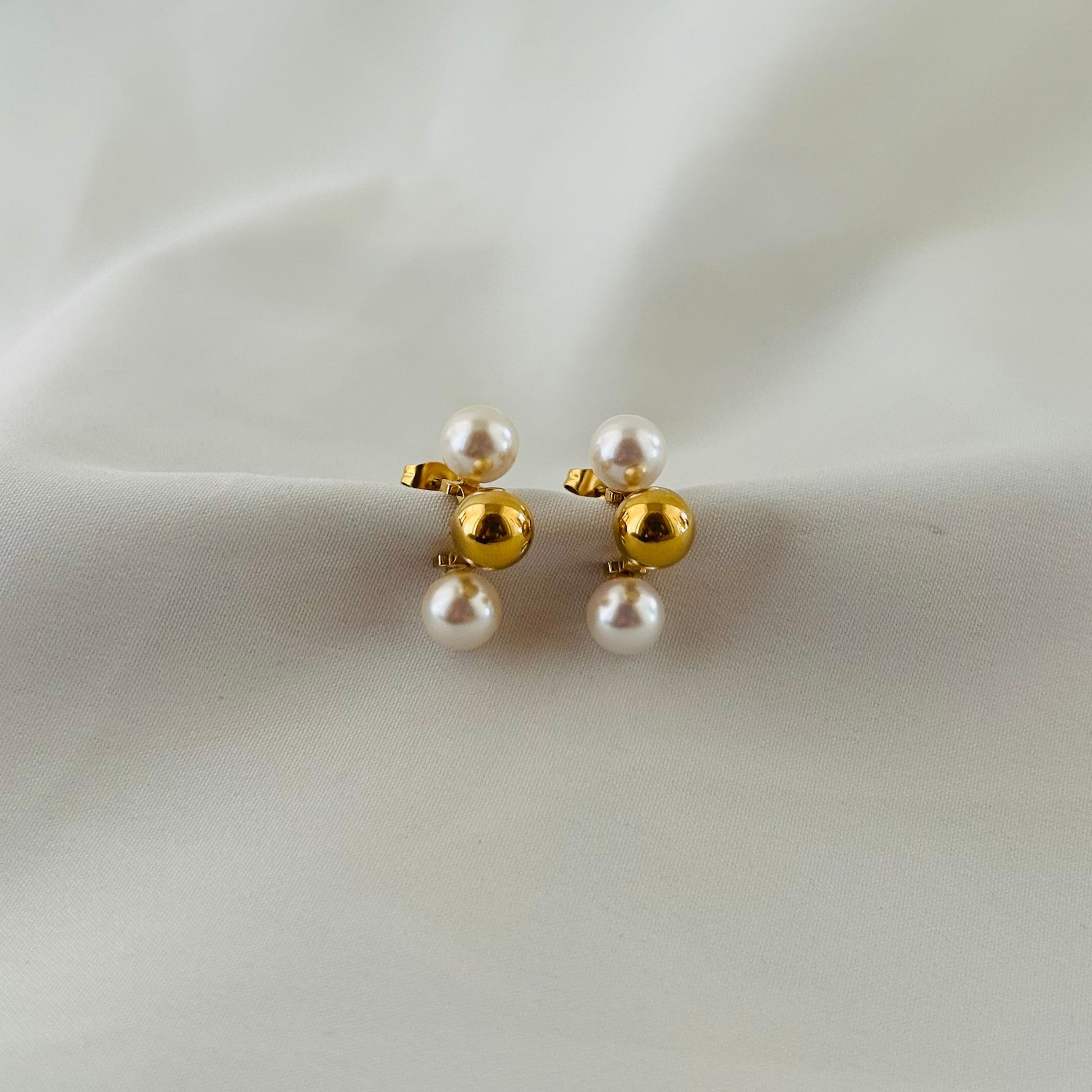 Pearl Ball Earrings