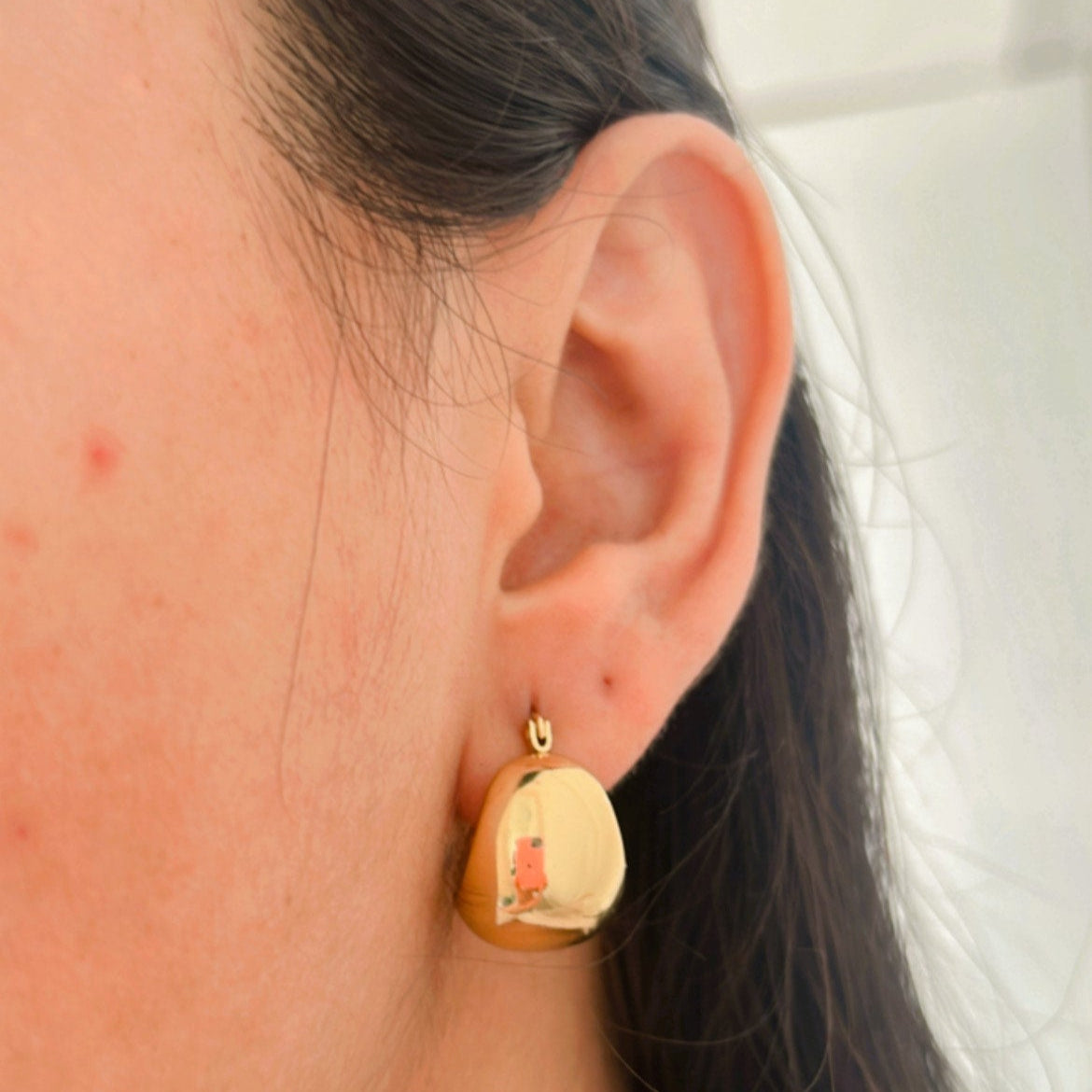 Golden Nest Hoops
