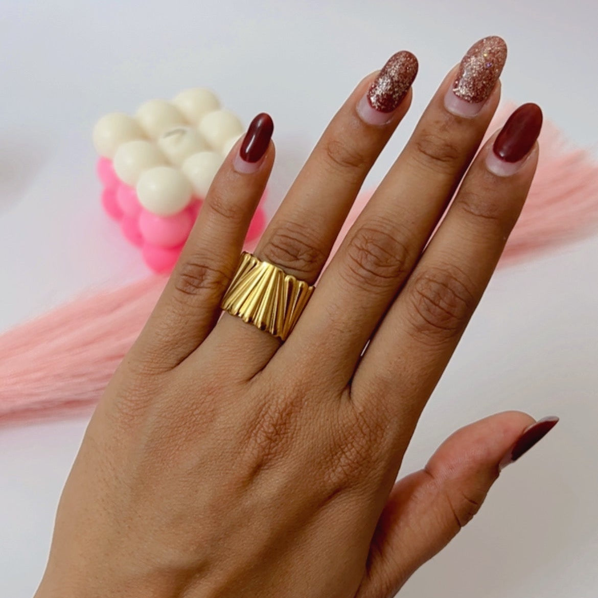 Golden Glow Ring