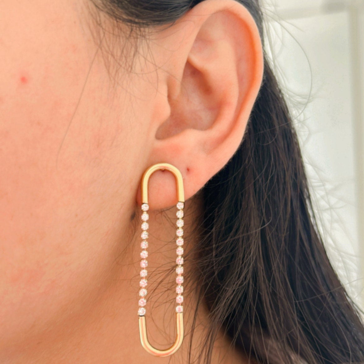 Crystal Fall Earings