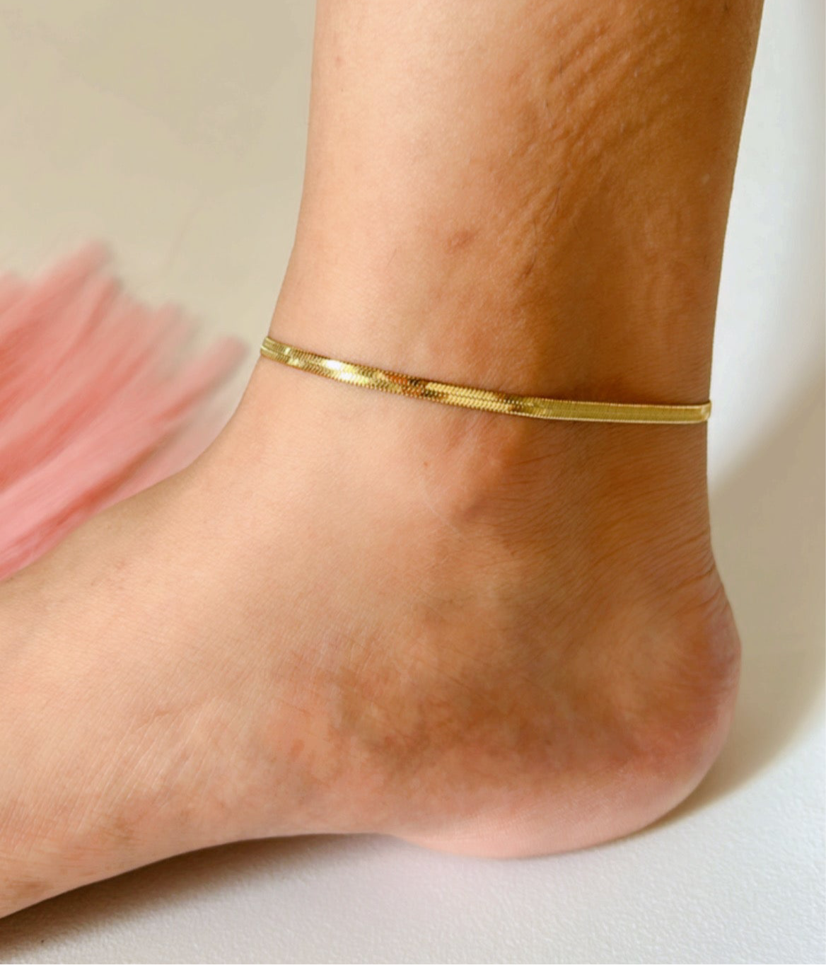 Golden Snake Anklet