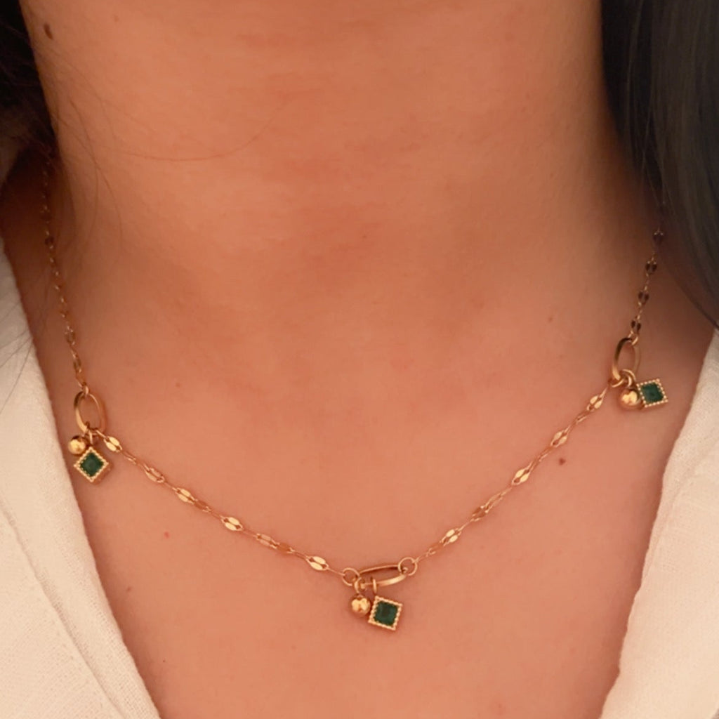 Emerald Frost Necklace