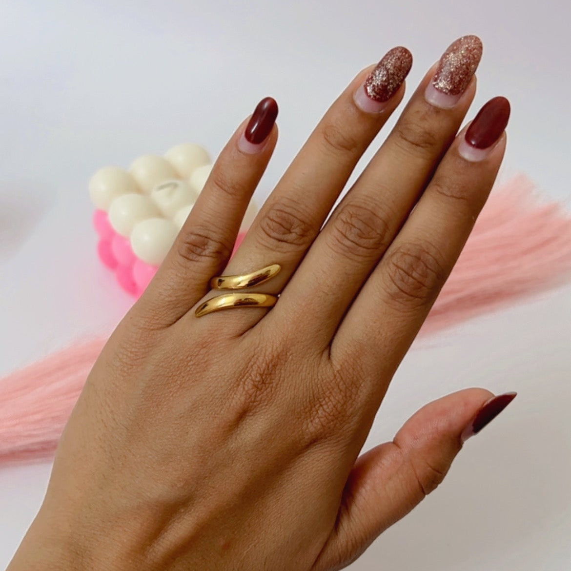 Golden Spike Ring