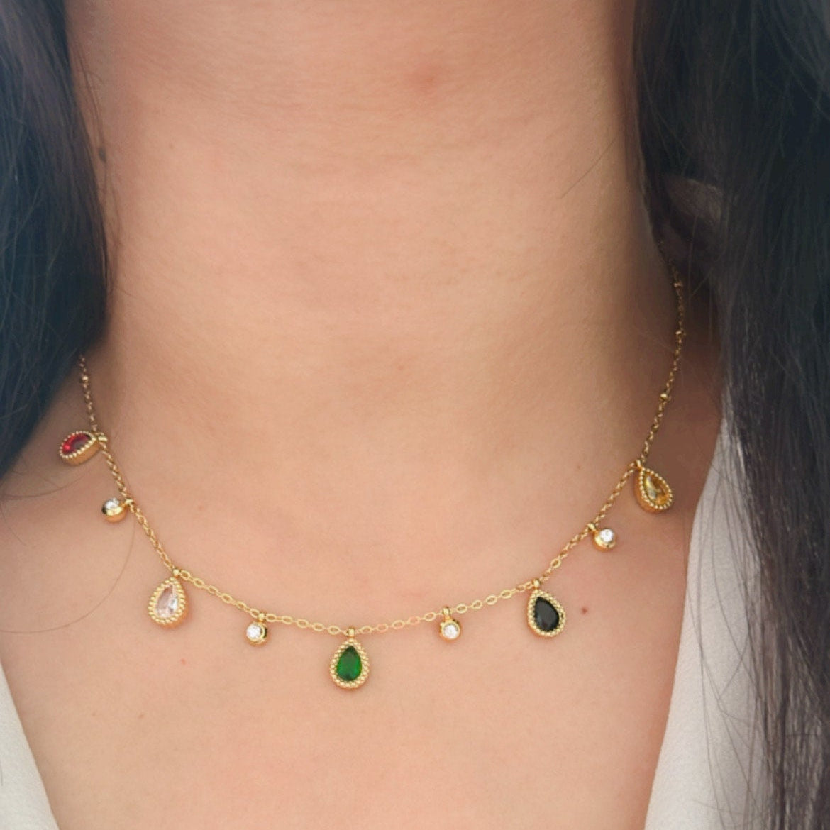Dazzle Drops Necklace