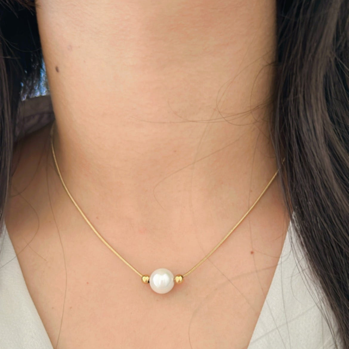 Pearl Dot Necklace