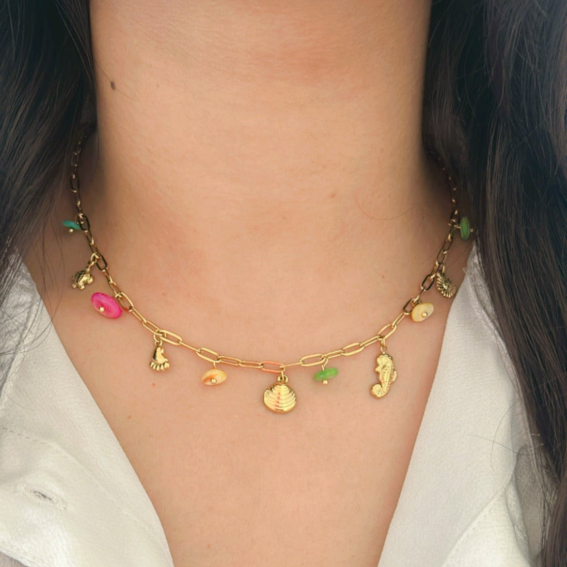 Ocean Spirit Charms Necklace