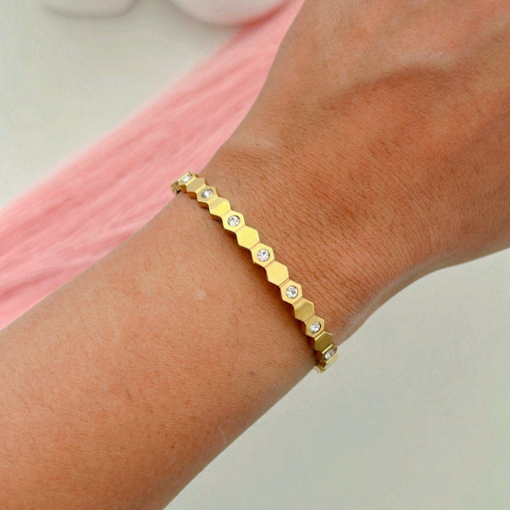 Radiant Hex Bracelet