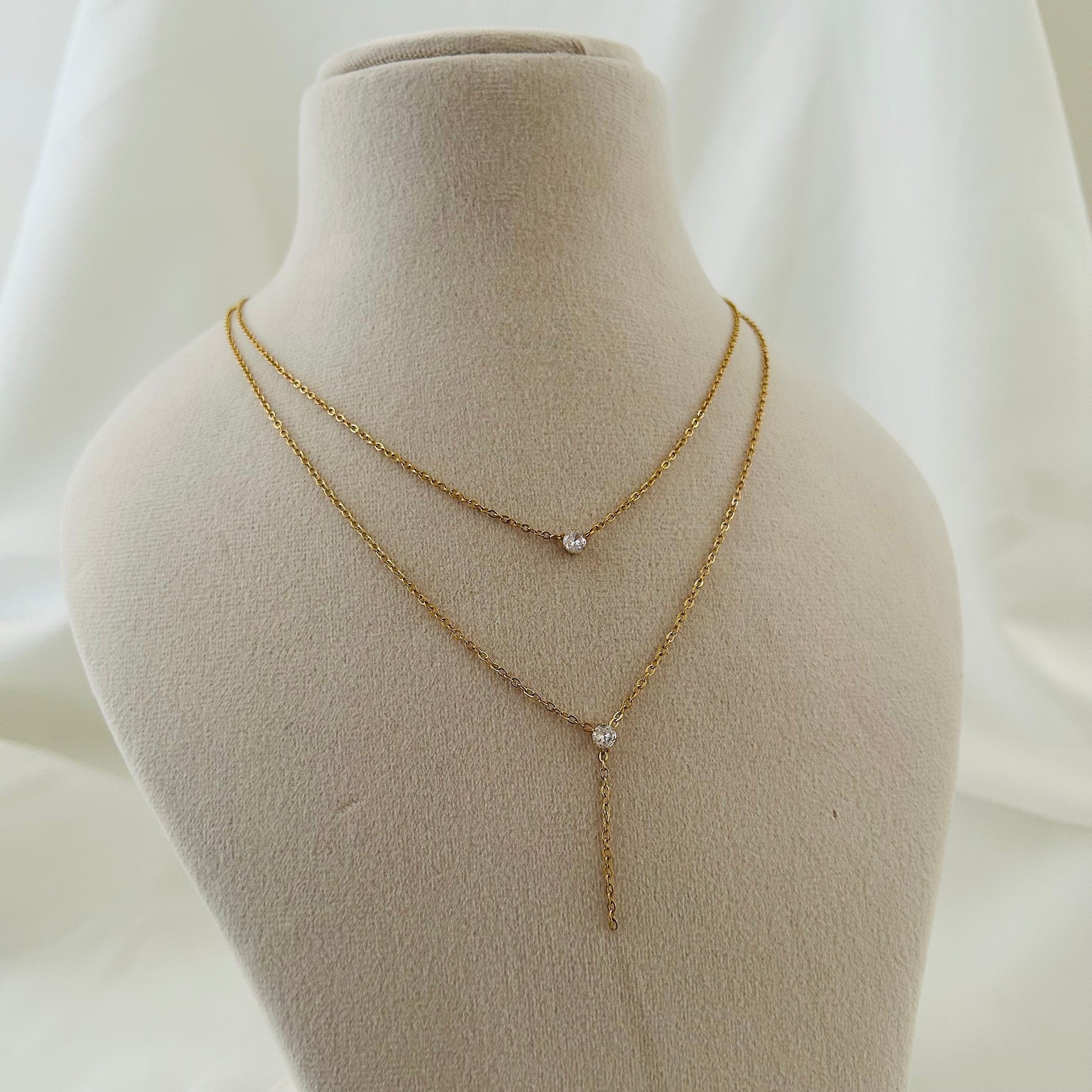 Layered Drop Necklace