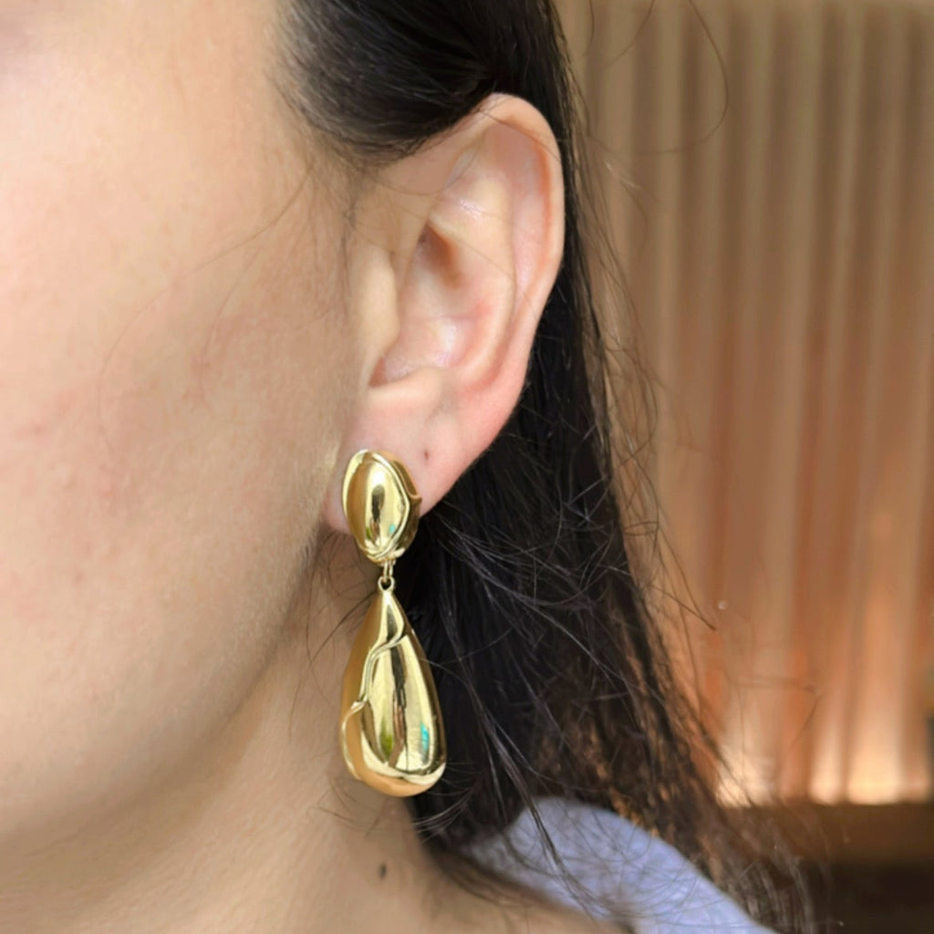 Big drop dangler earings