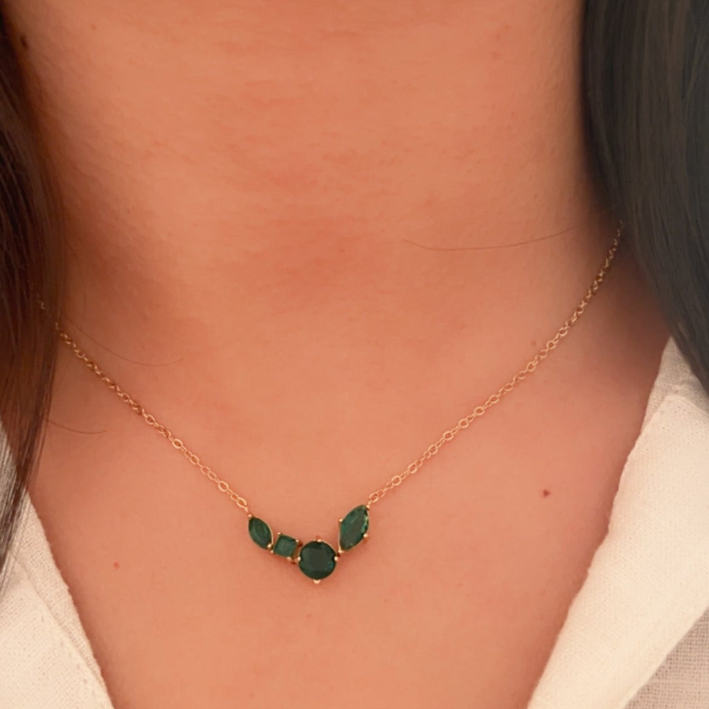 Olive Glow Necklace