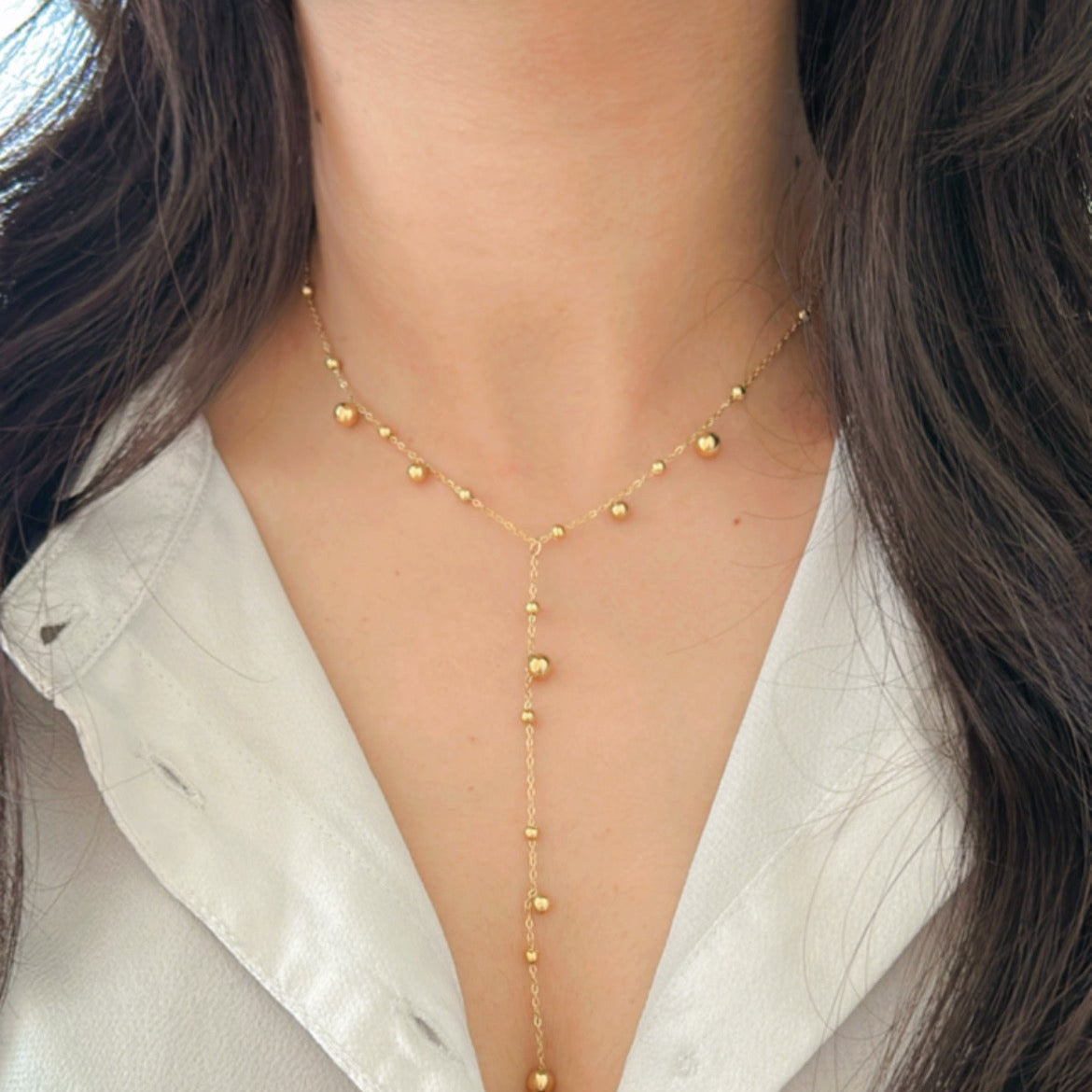 Deep Drape Necklace