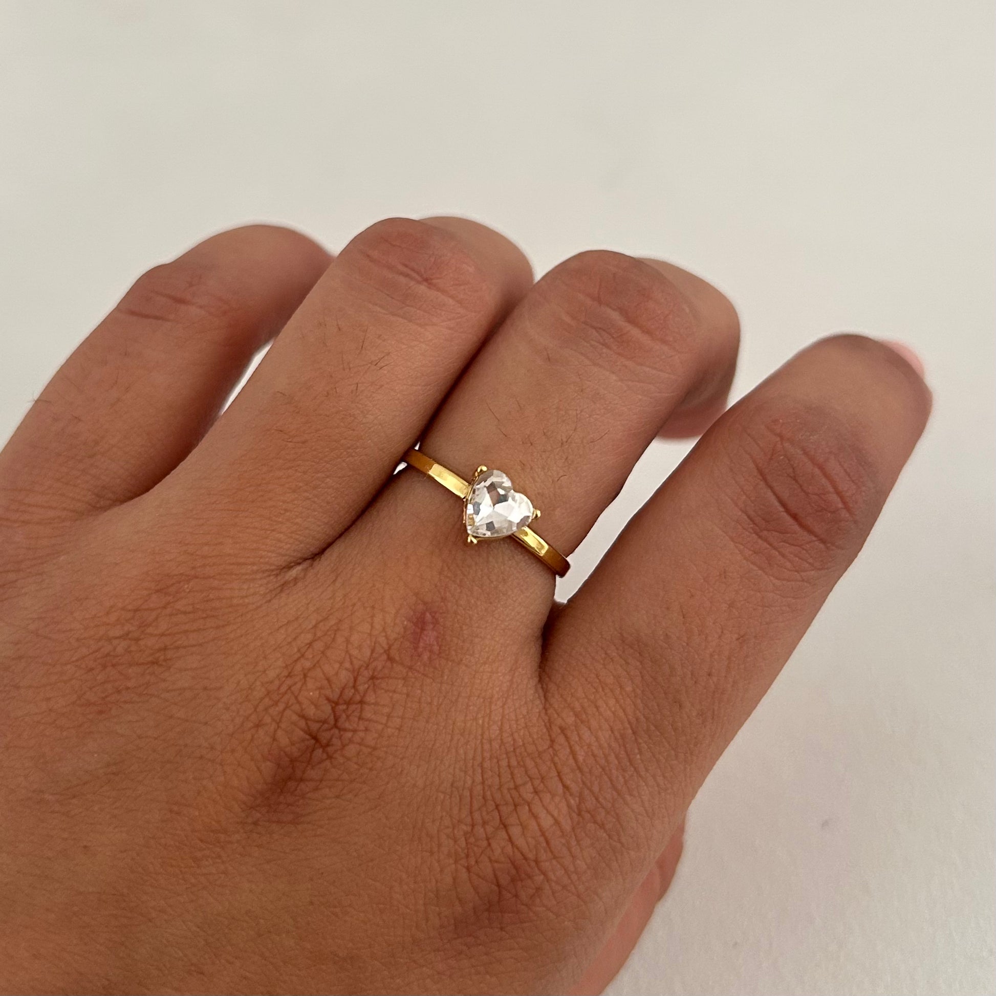 Pear Cut Diamond Solitaire Gold Ring