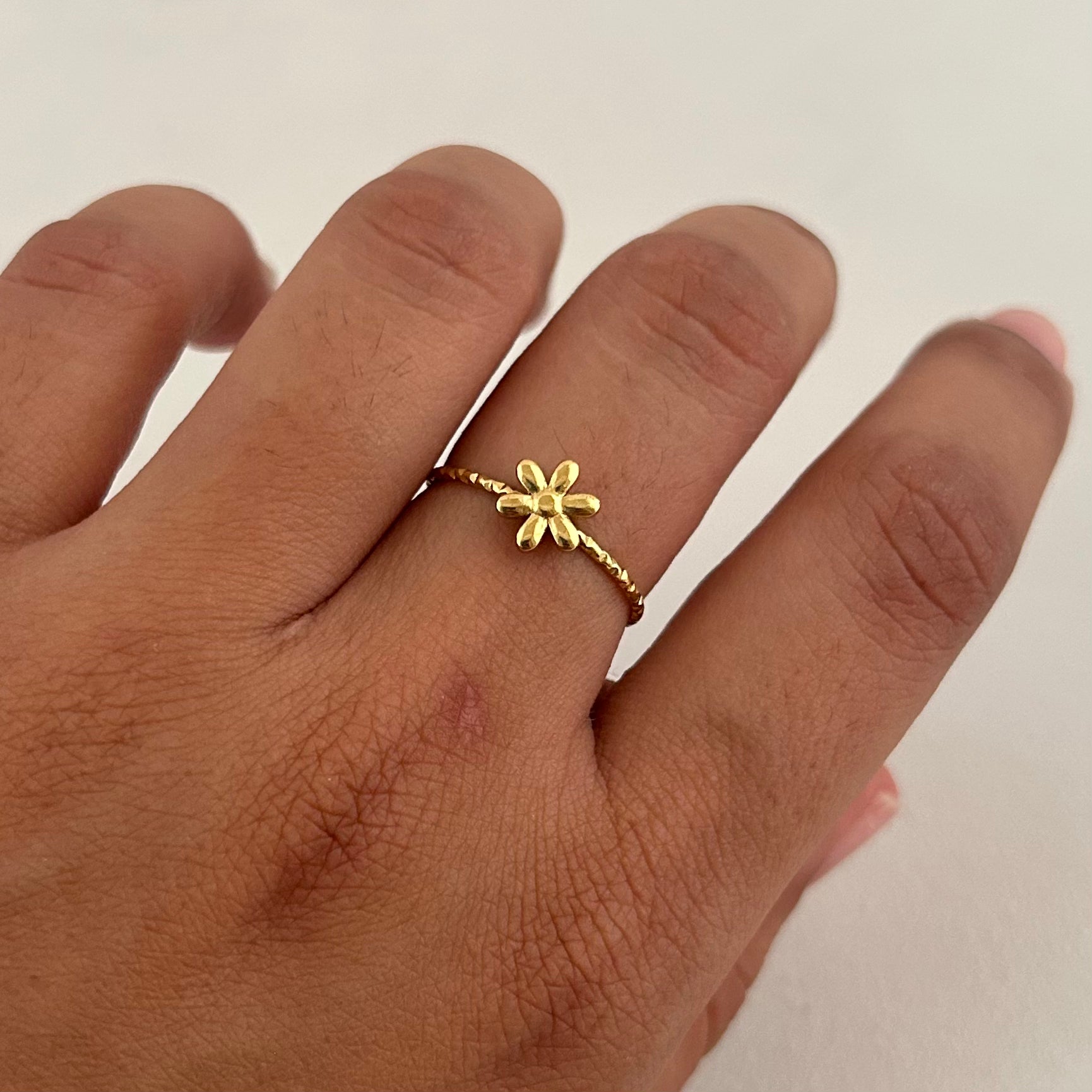 Floral Gold Ring