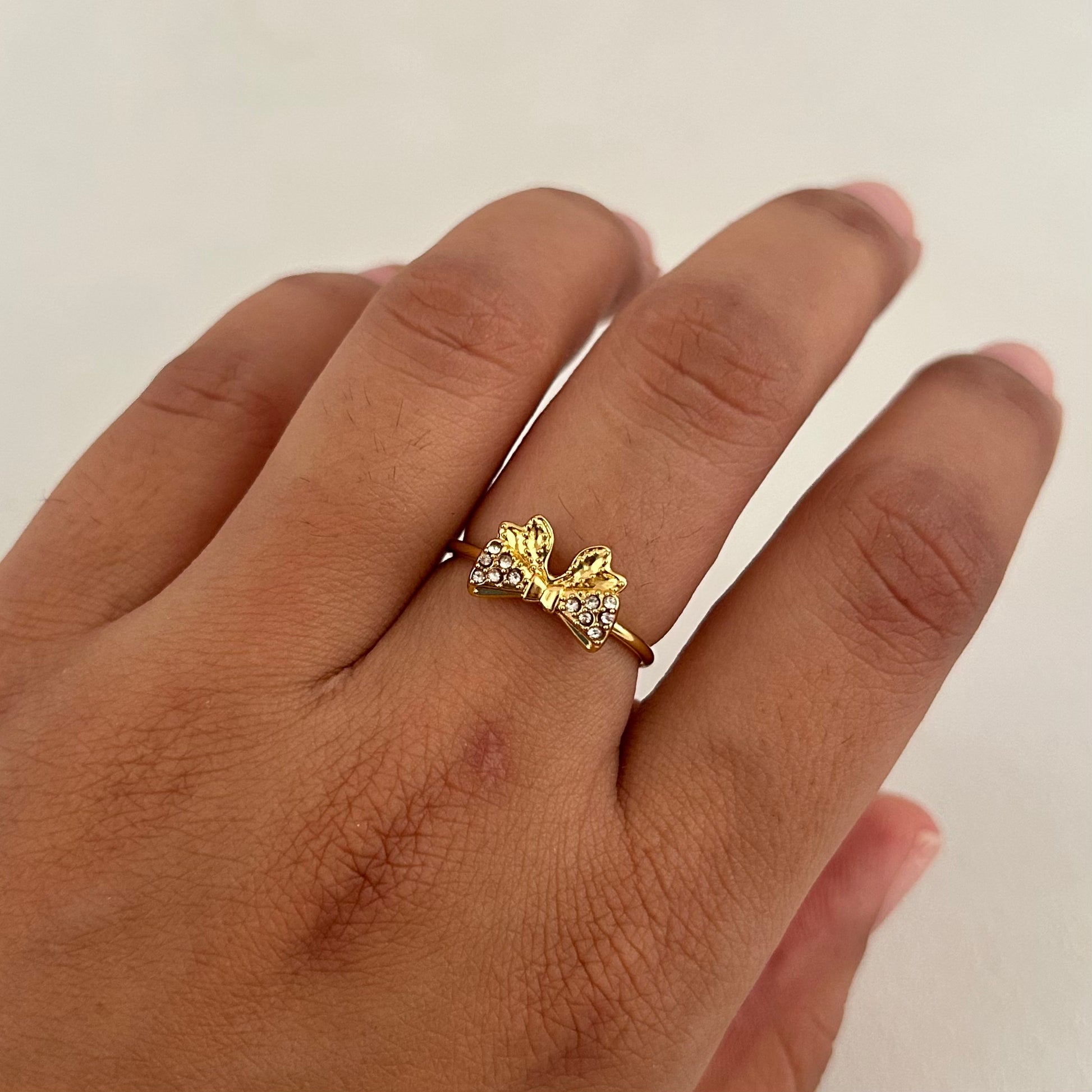 Butterfly Spark Gold Ring