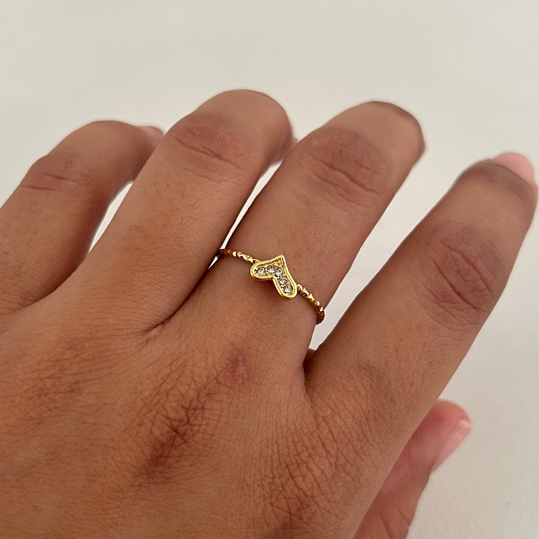 Dainty Heart Whisper Ring