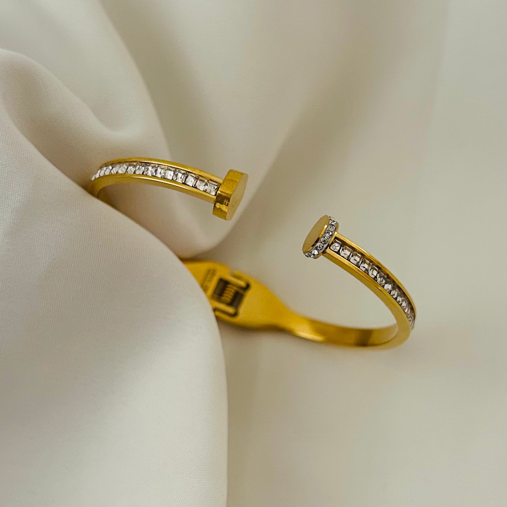 Dual Bar Open Bangle