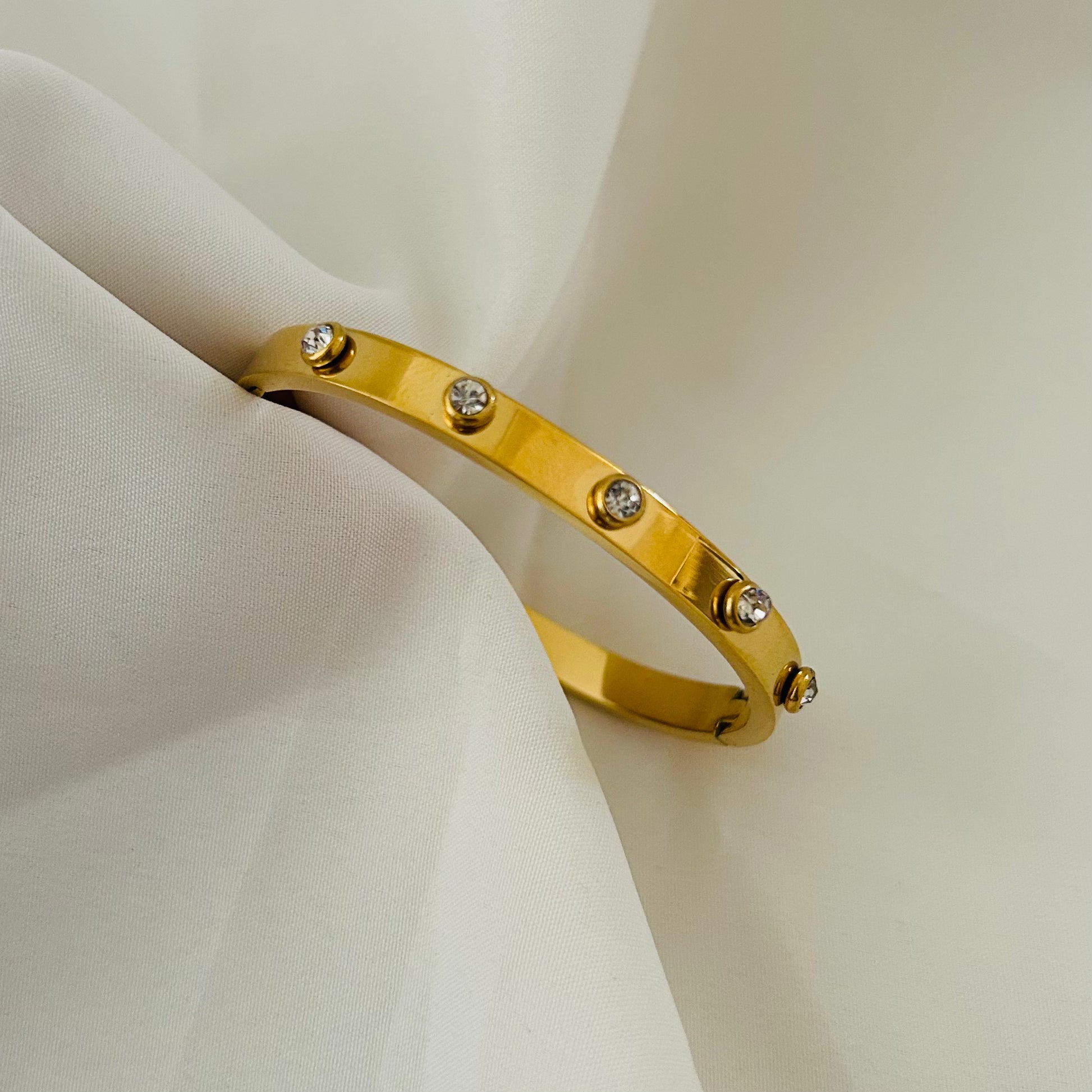 Minimal Crystal Bangle