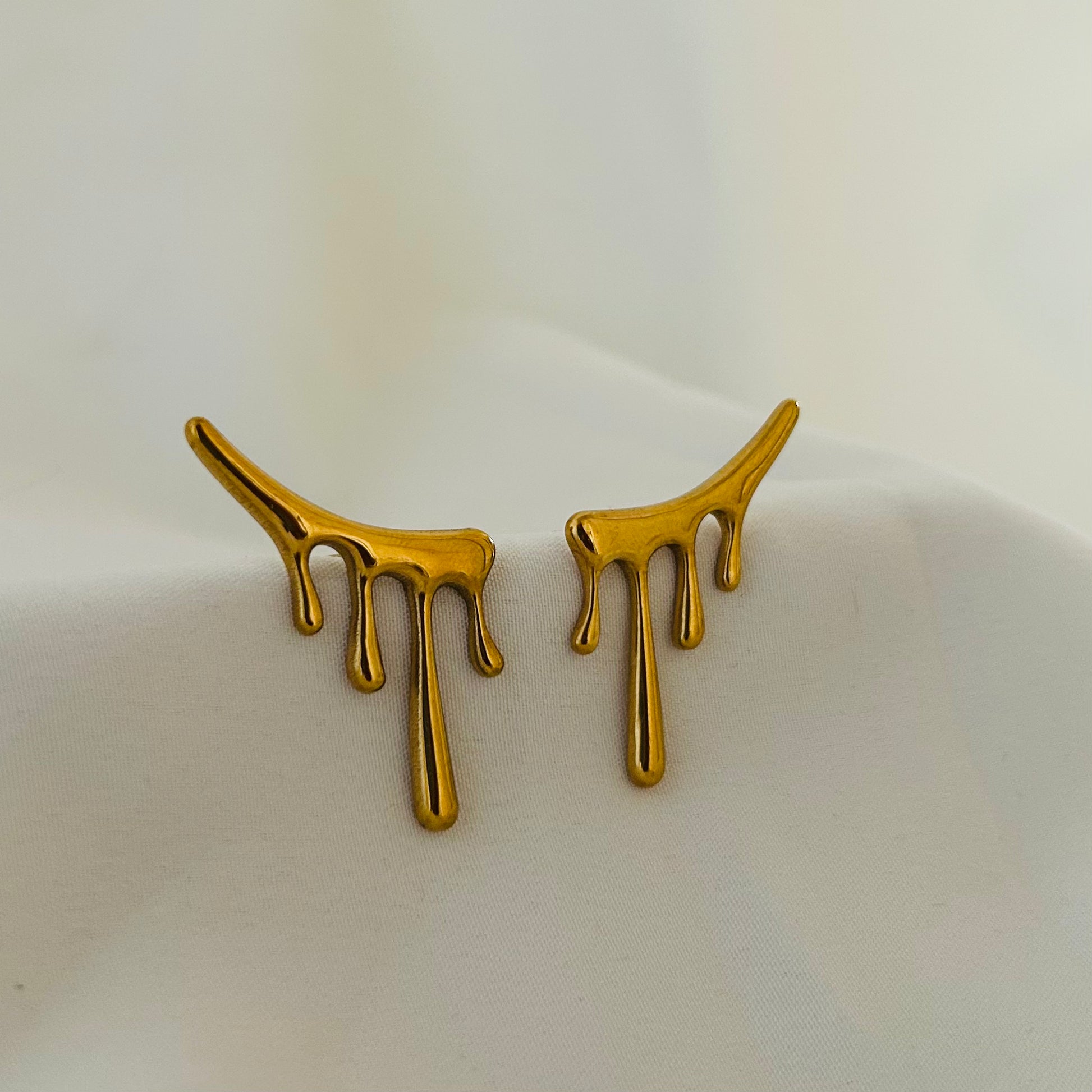 Melting rod earings