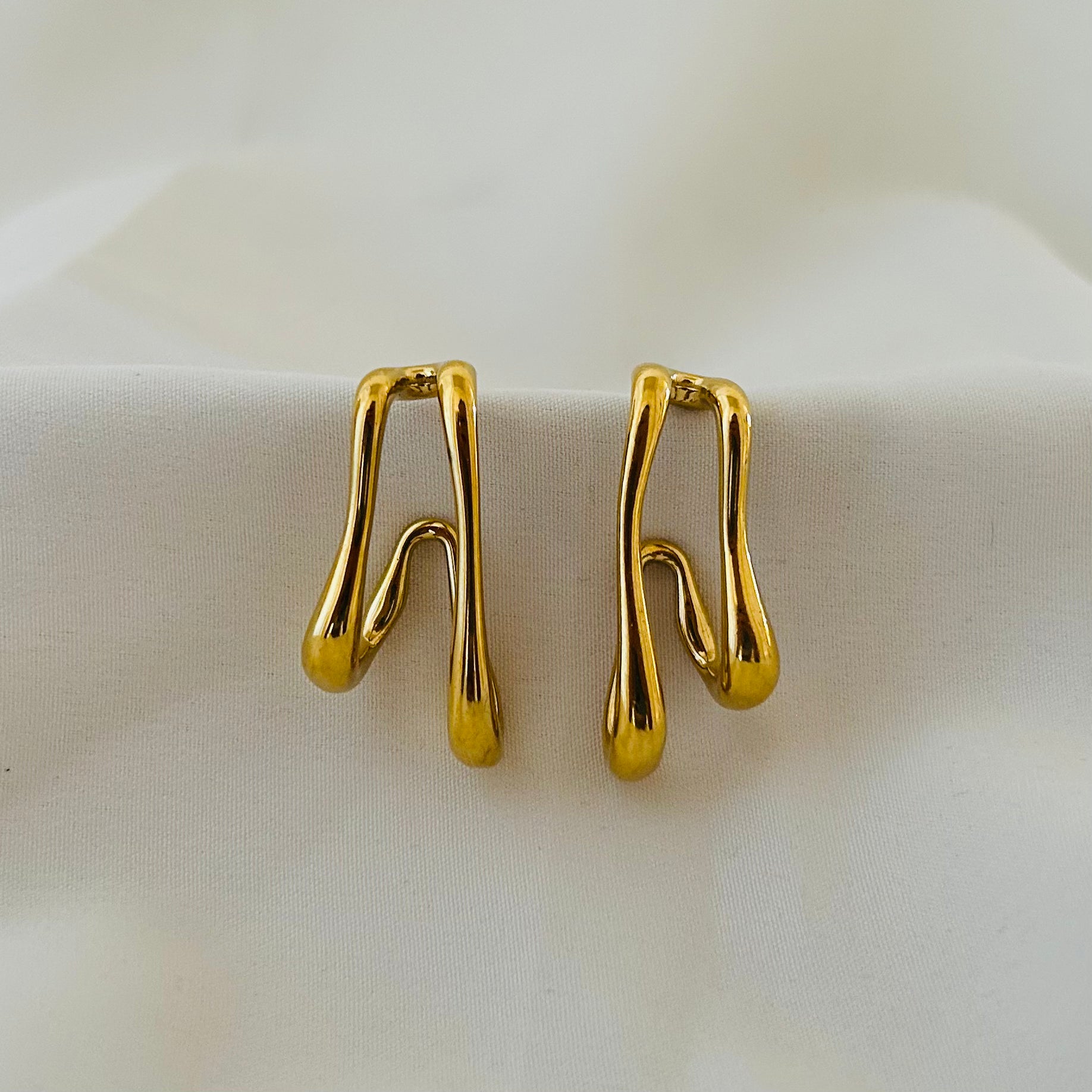 Twin Structure Earings