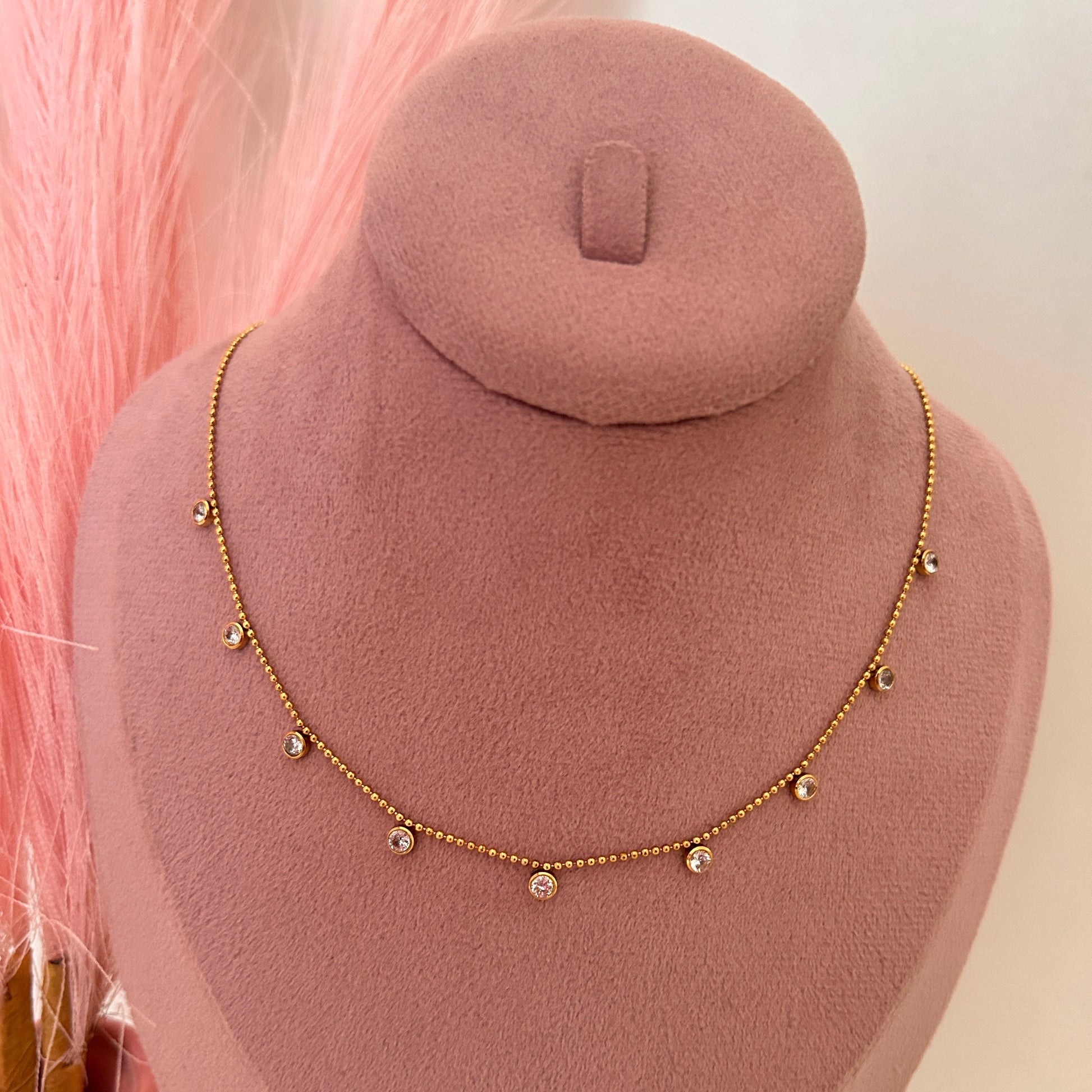 Diamond Aura Charm Necklace