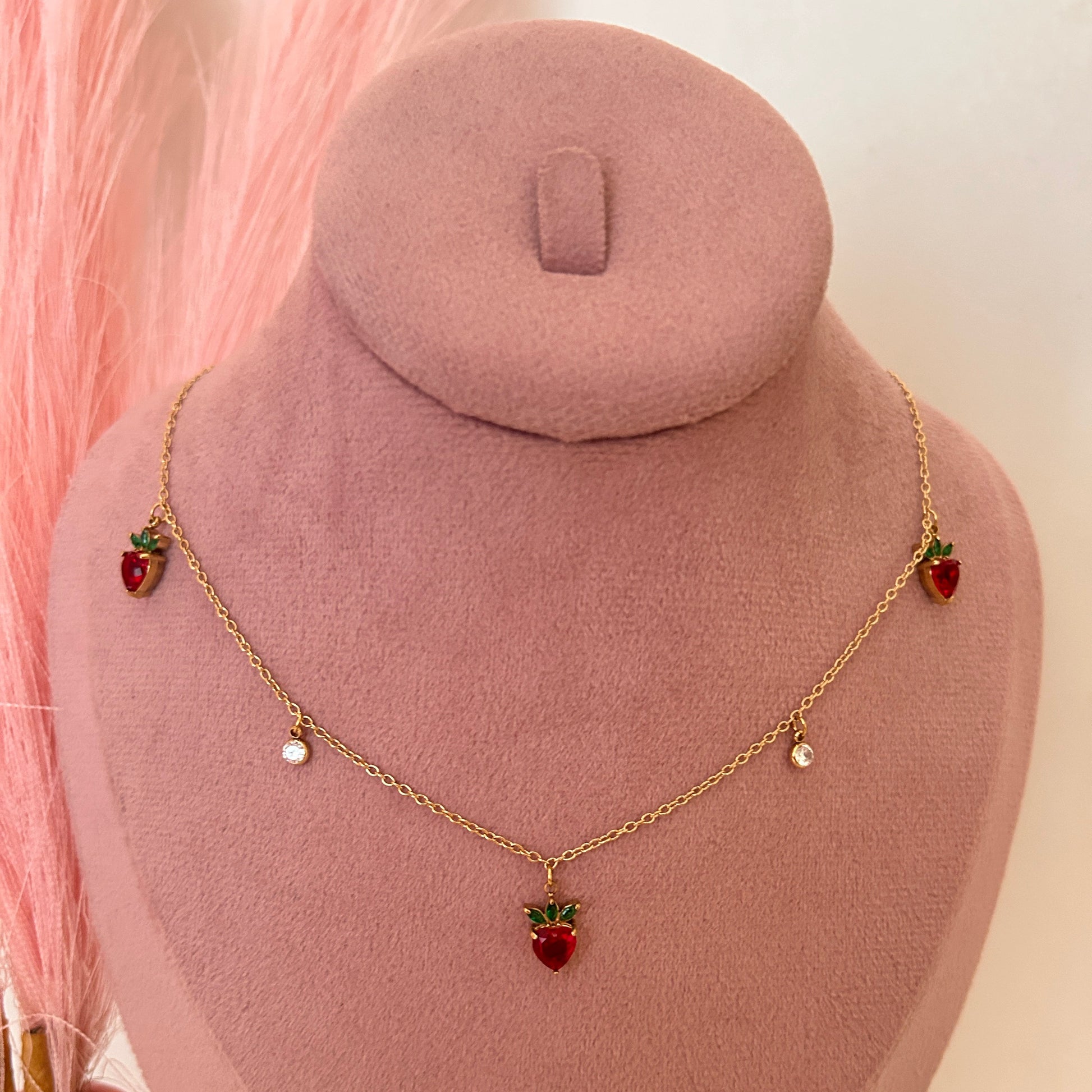 Strawberry Pop Necklace