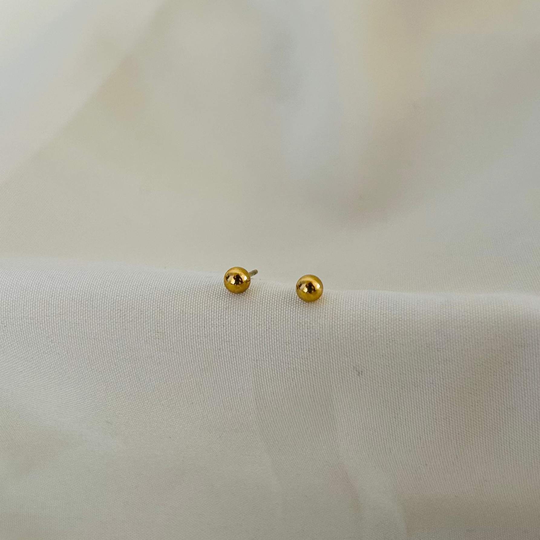 Gold Ball Studs