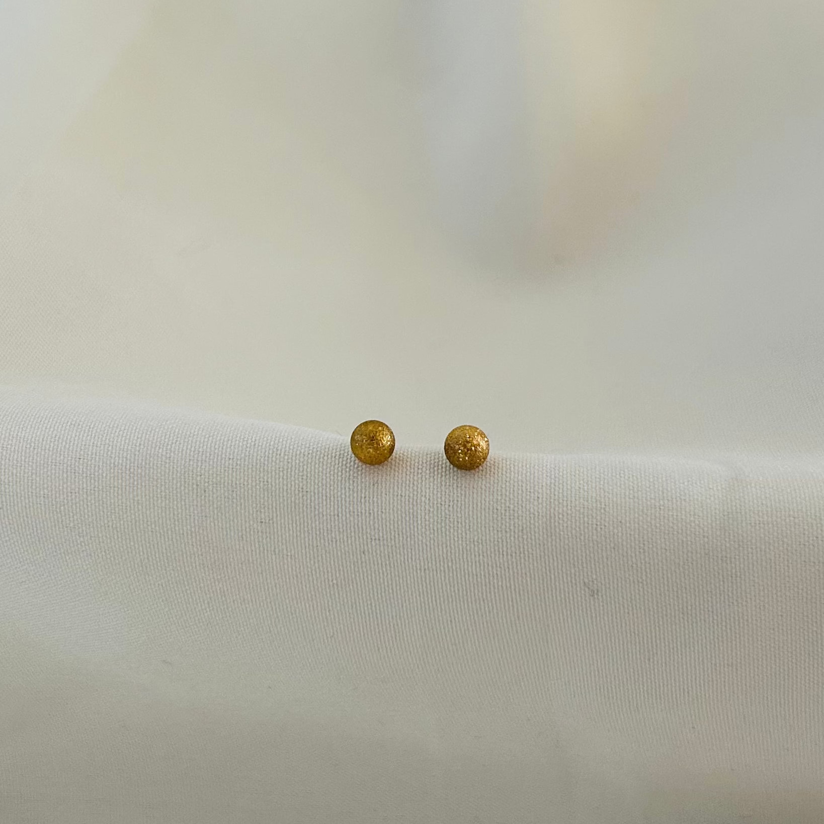 Matte Gold Studs