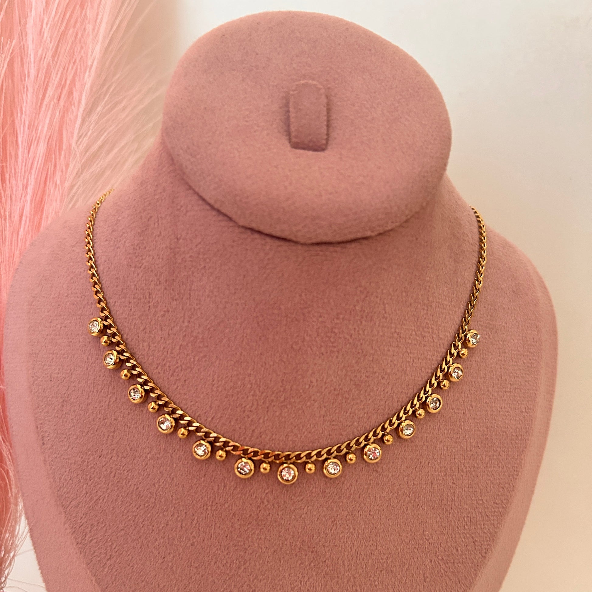 Signature Diamond Charm Necklace