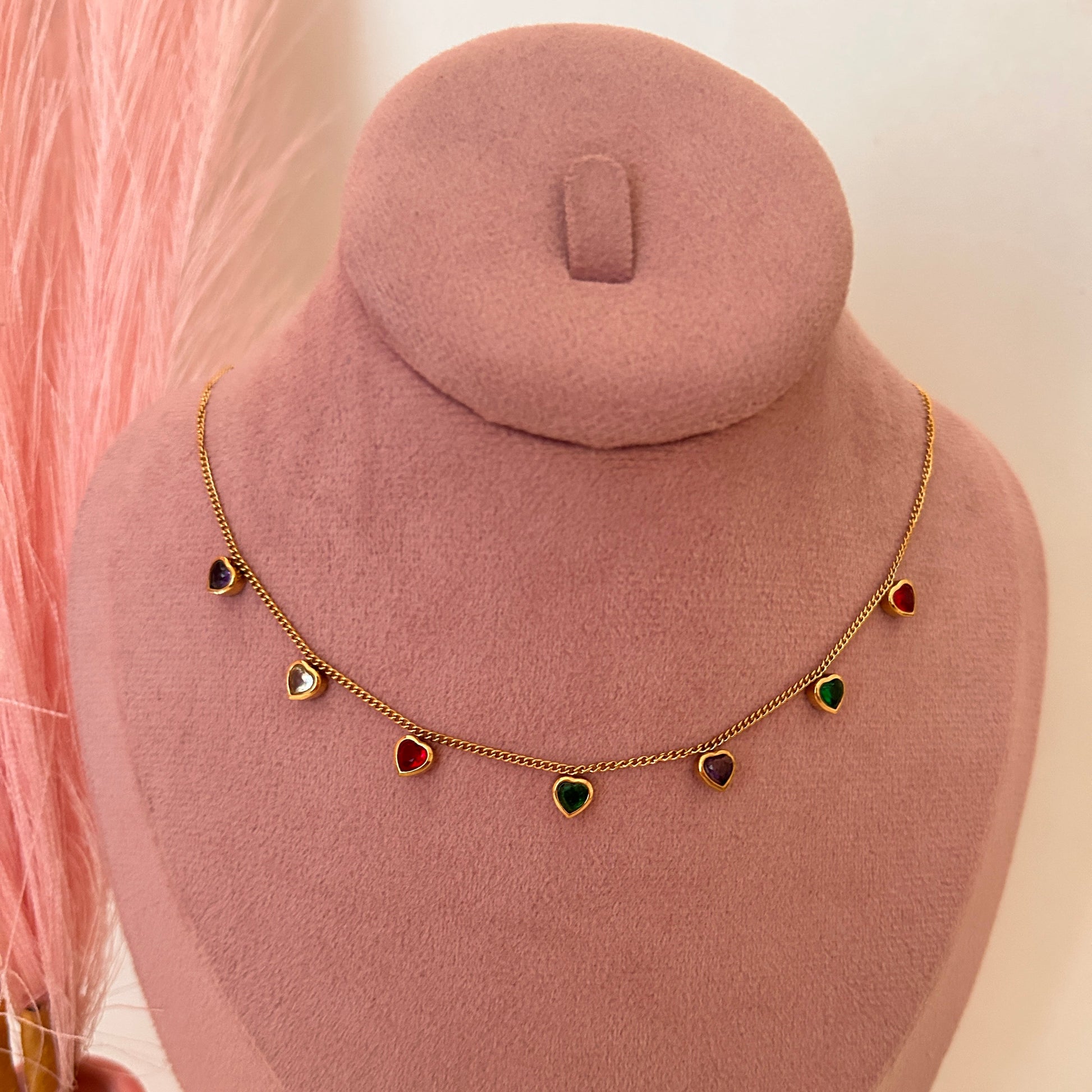 Spectrum Heart Necklace