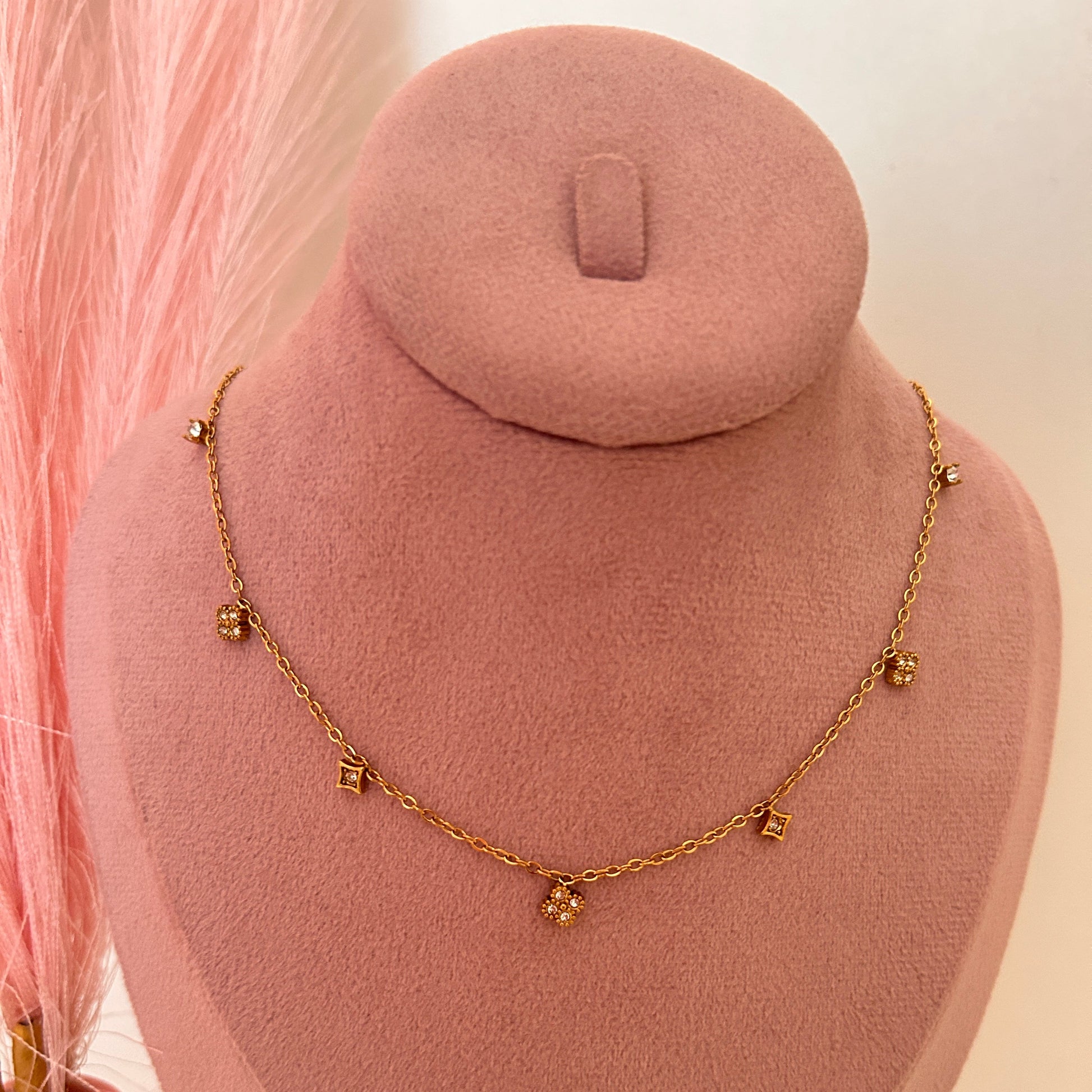 Clover Grace Charm Necklace