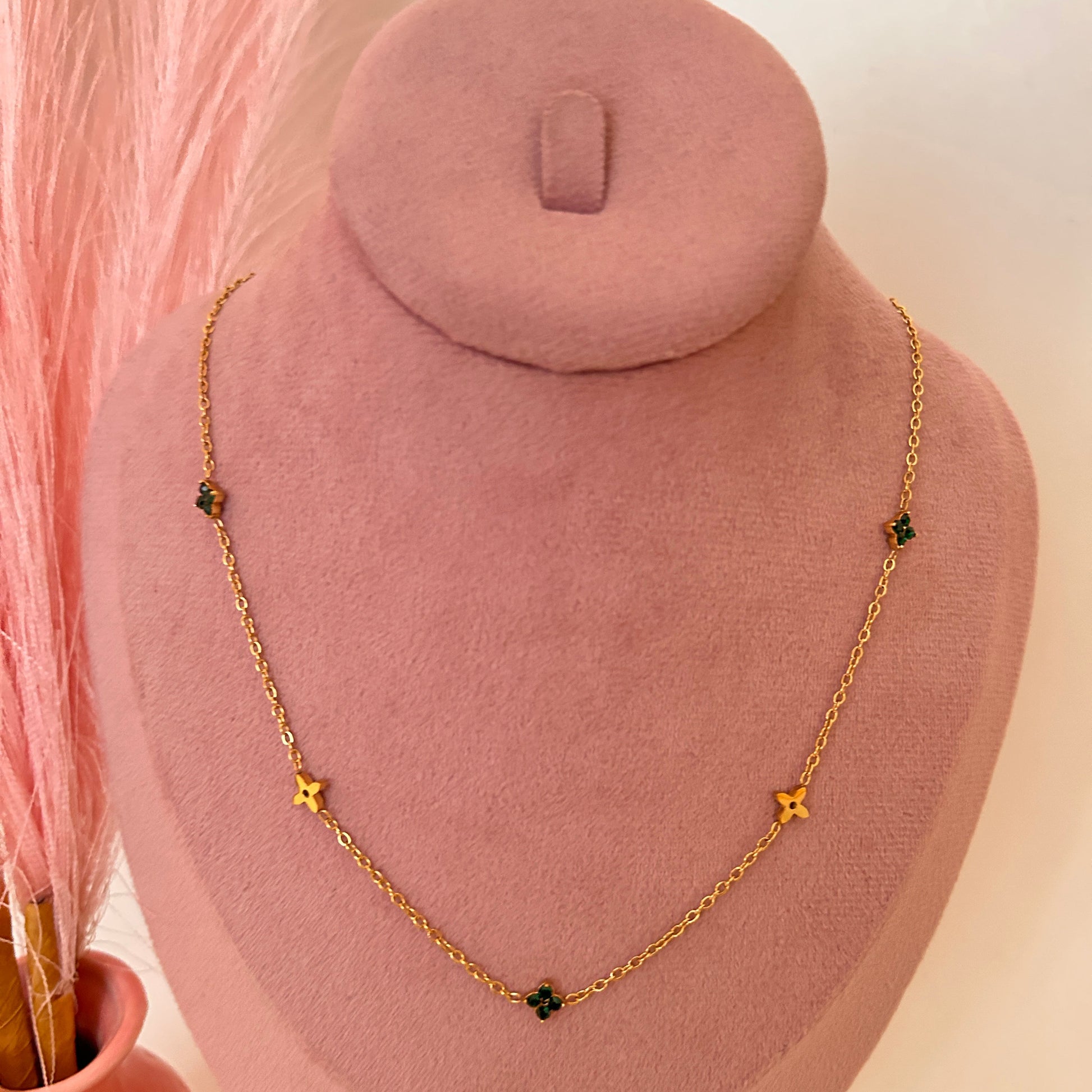 Olive Bloom Necklace