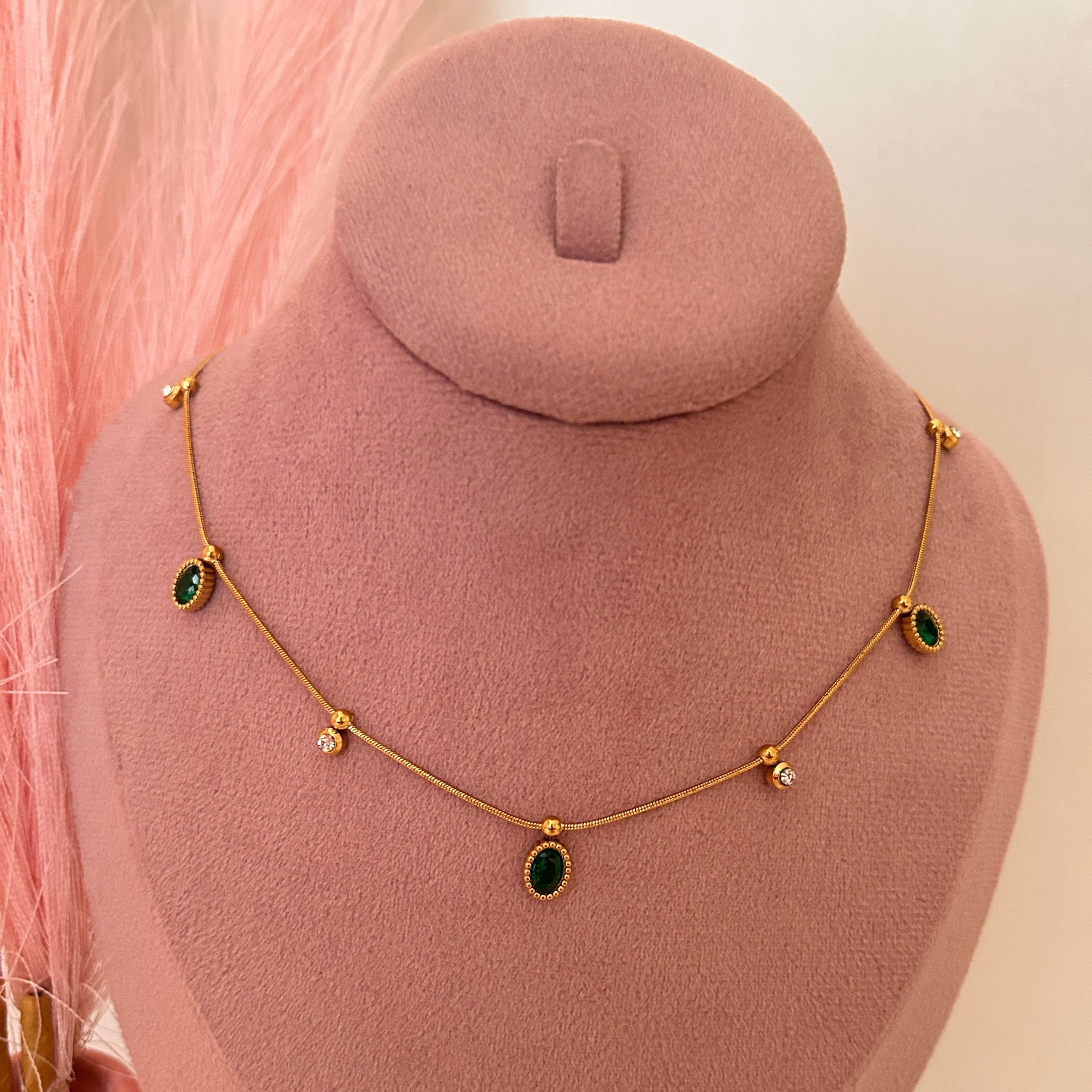 Forest Dew Charm Necklace