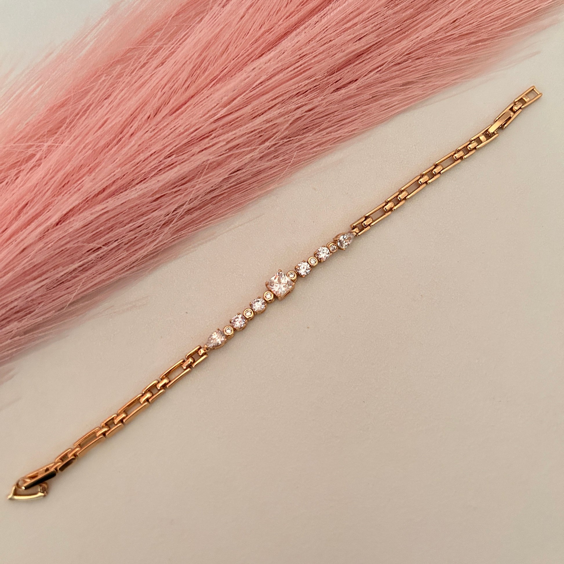 Rosegold Studline Bracelet