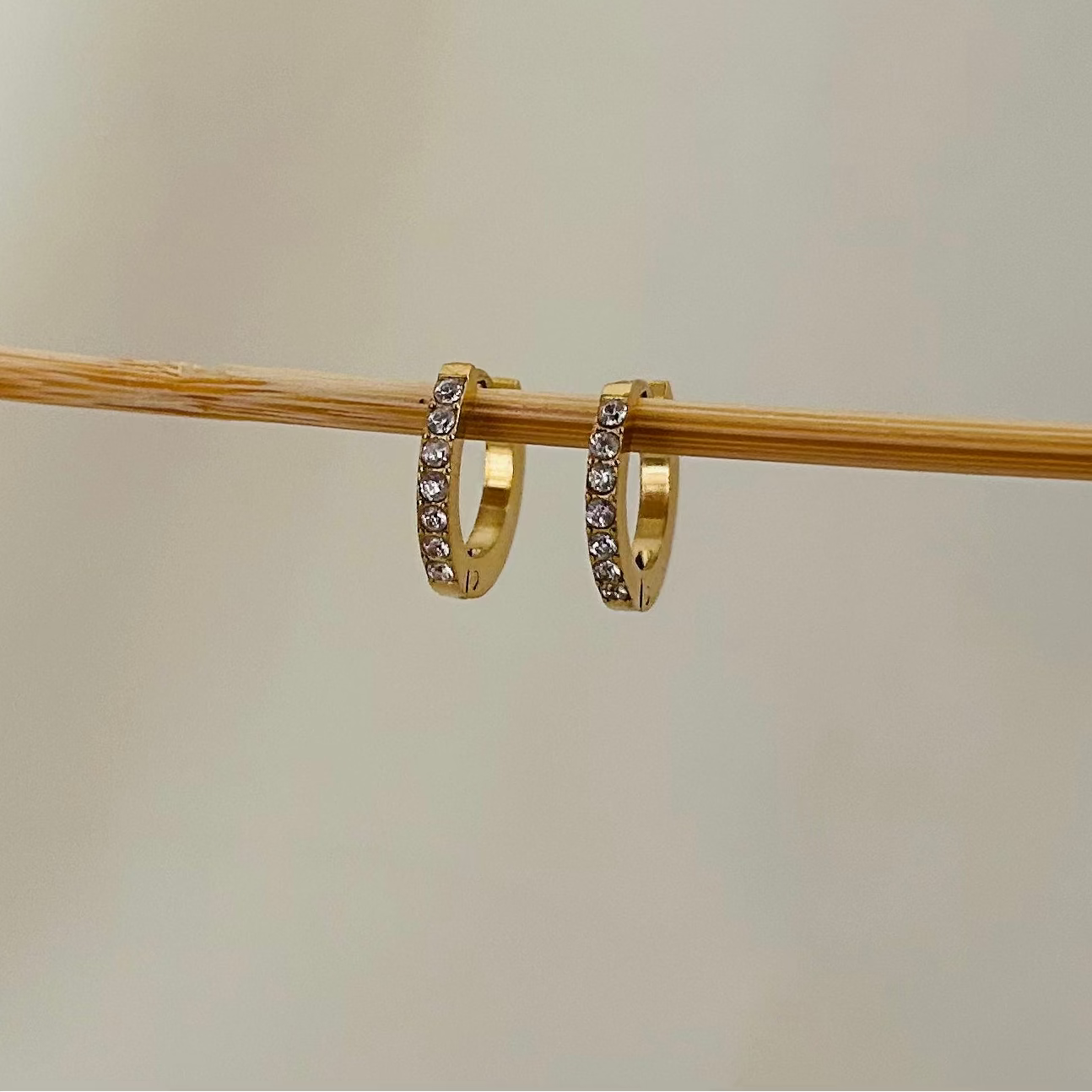 Aurora Spark Huggie Earrings