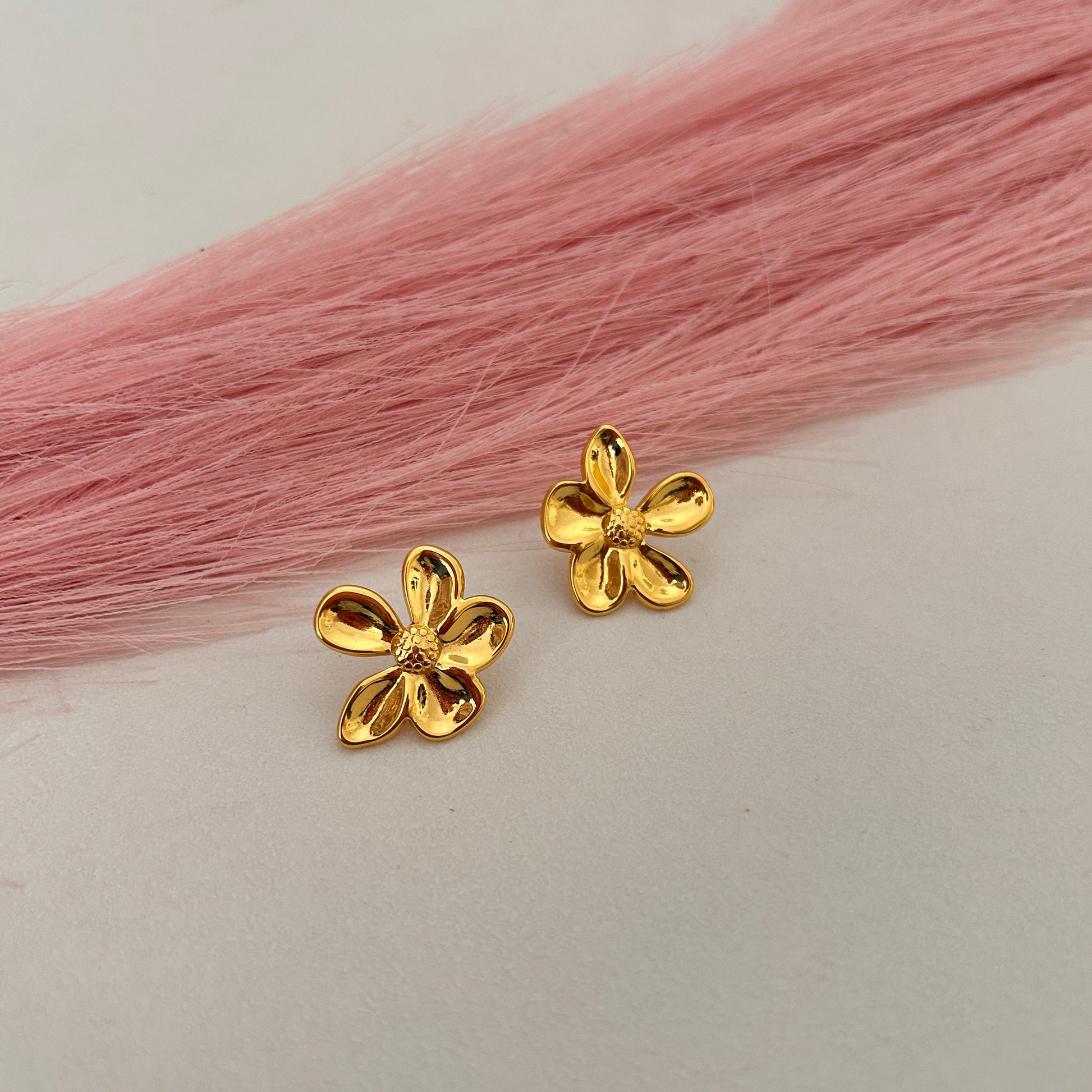 Soft Blossom Stud Earings