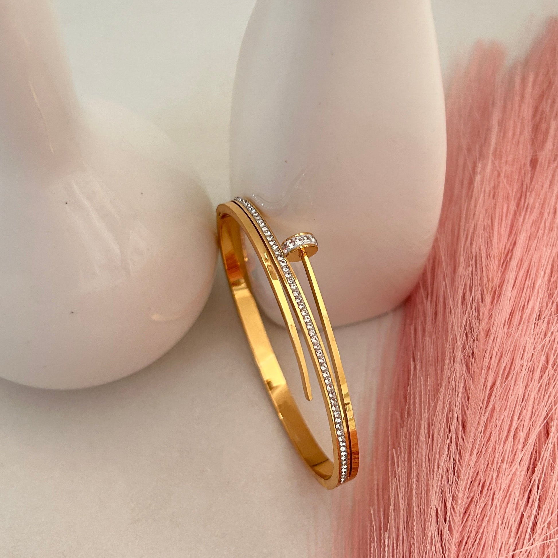 Spike Stud Bangle Bracelet