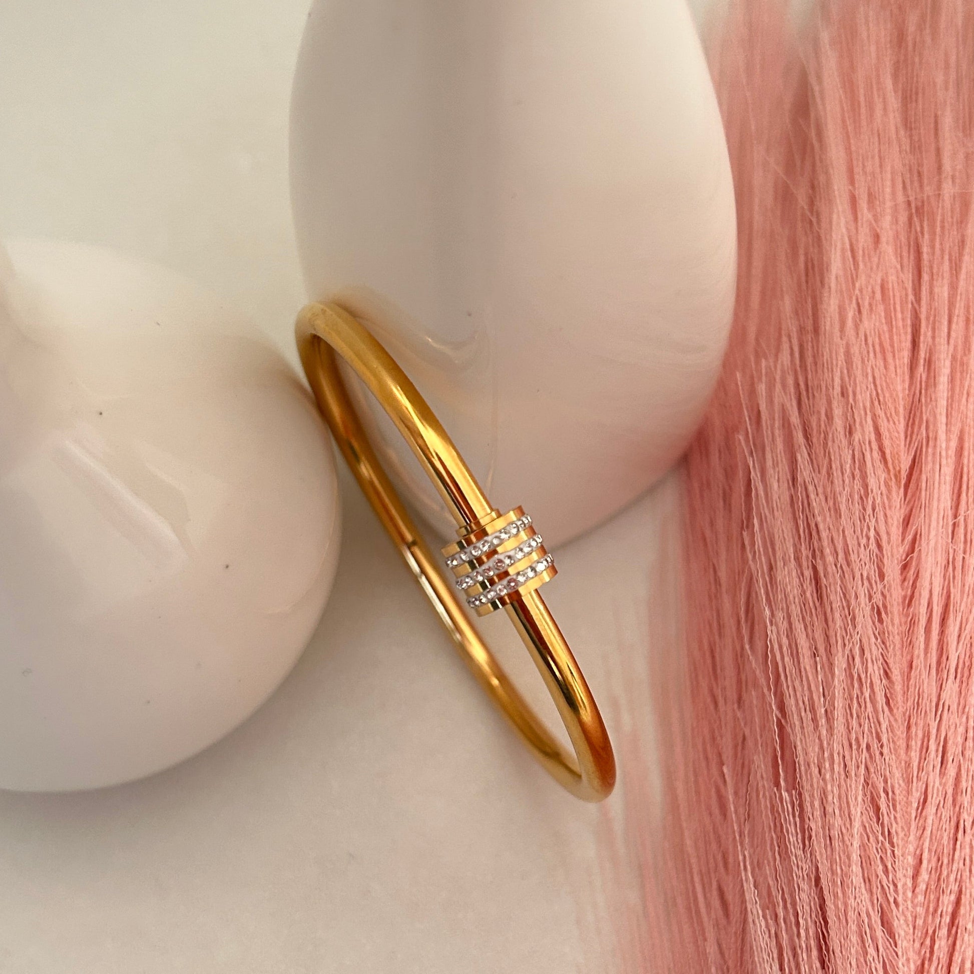 Mono Stud Bangle Bracelet