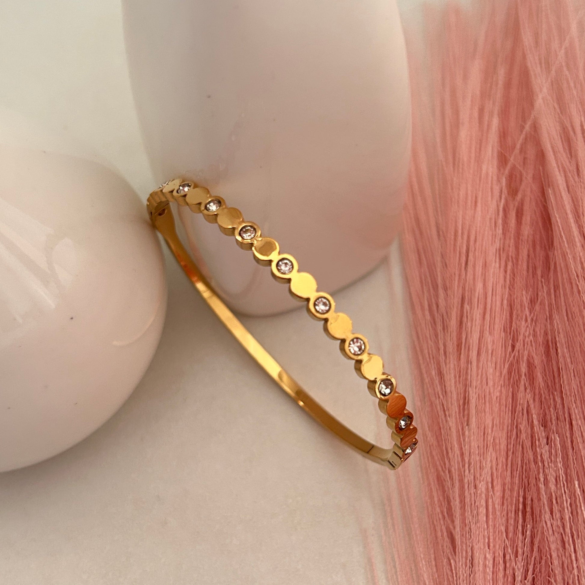 Orbit Stud Bangle Bracelet